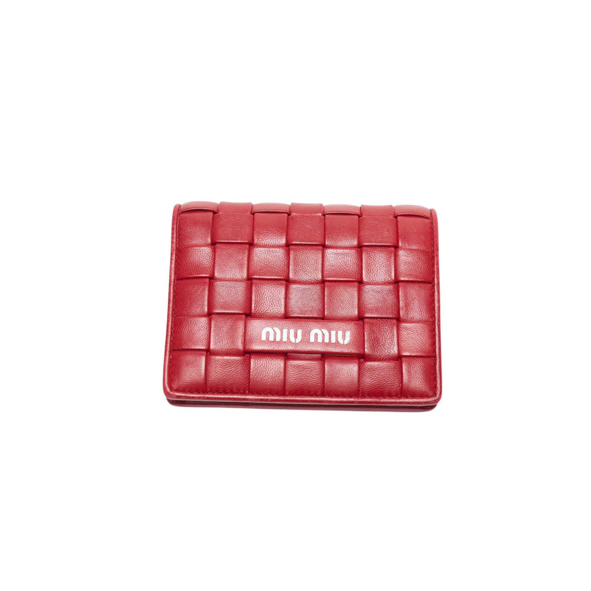 miu miu red wallet