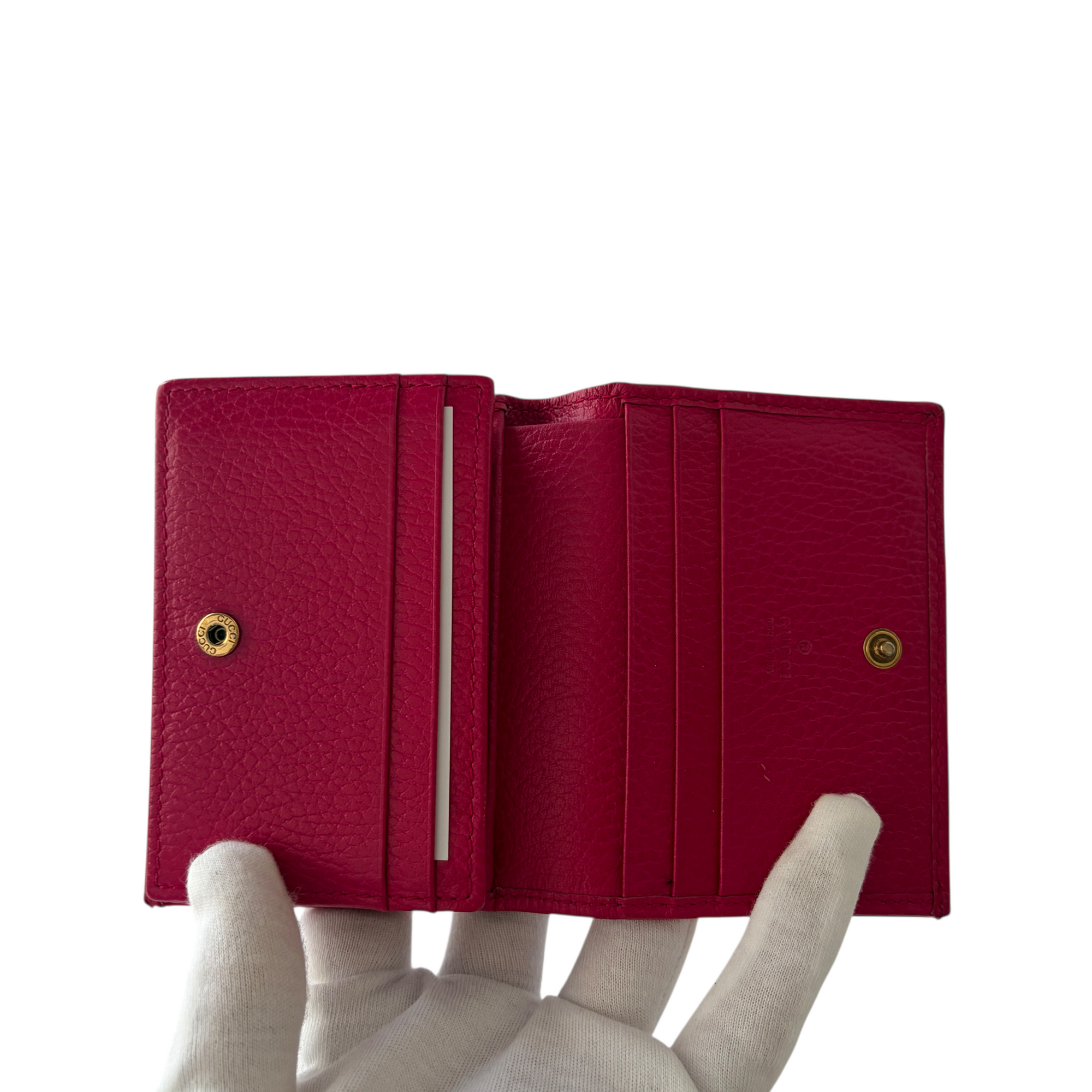 gucci red butterfly wallet