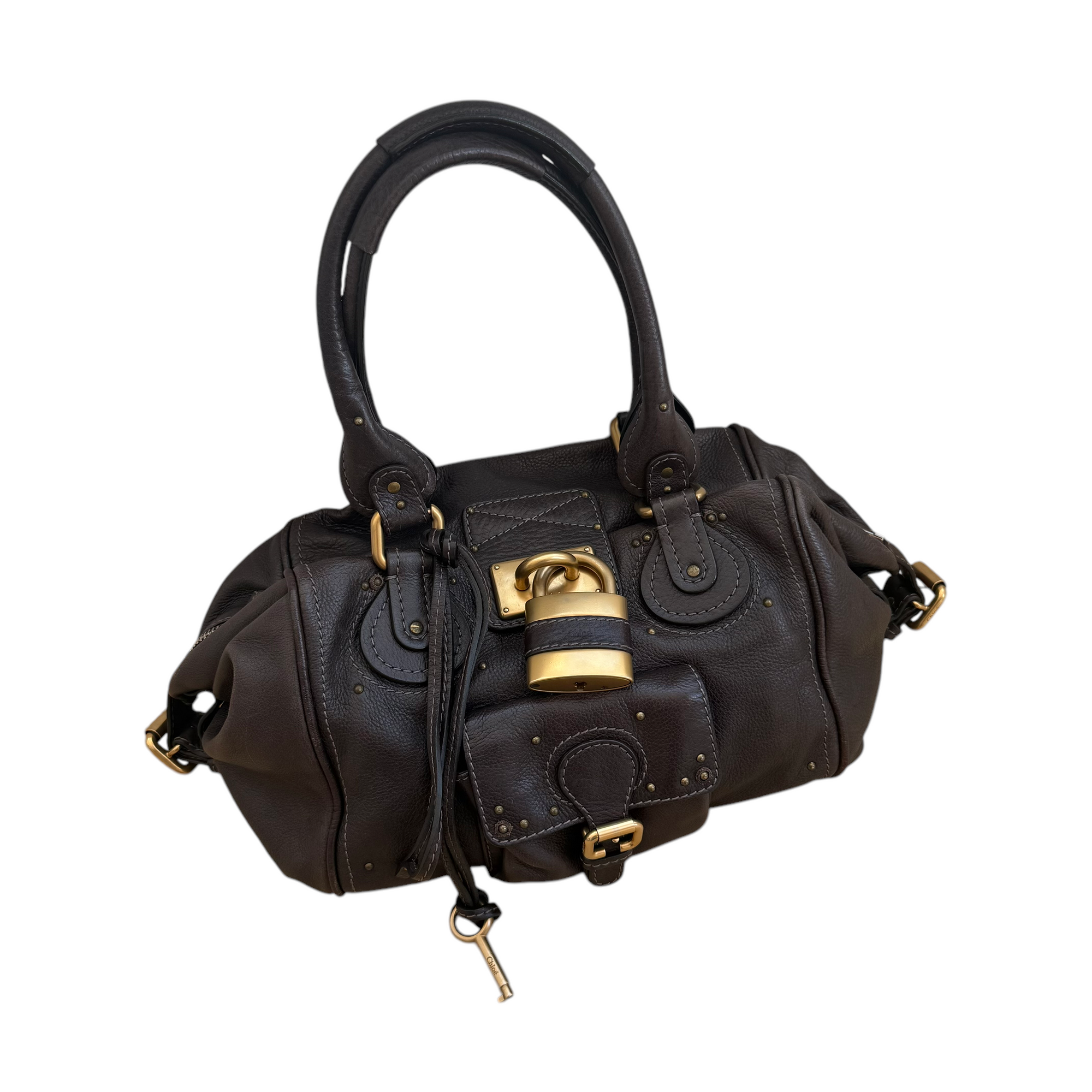 chloé brown paddington bag