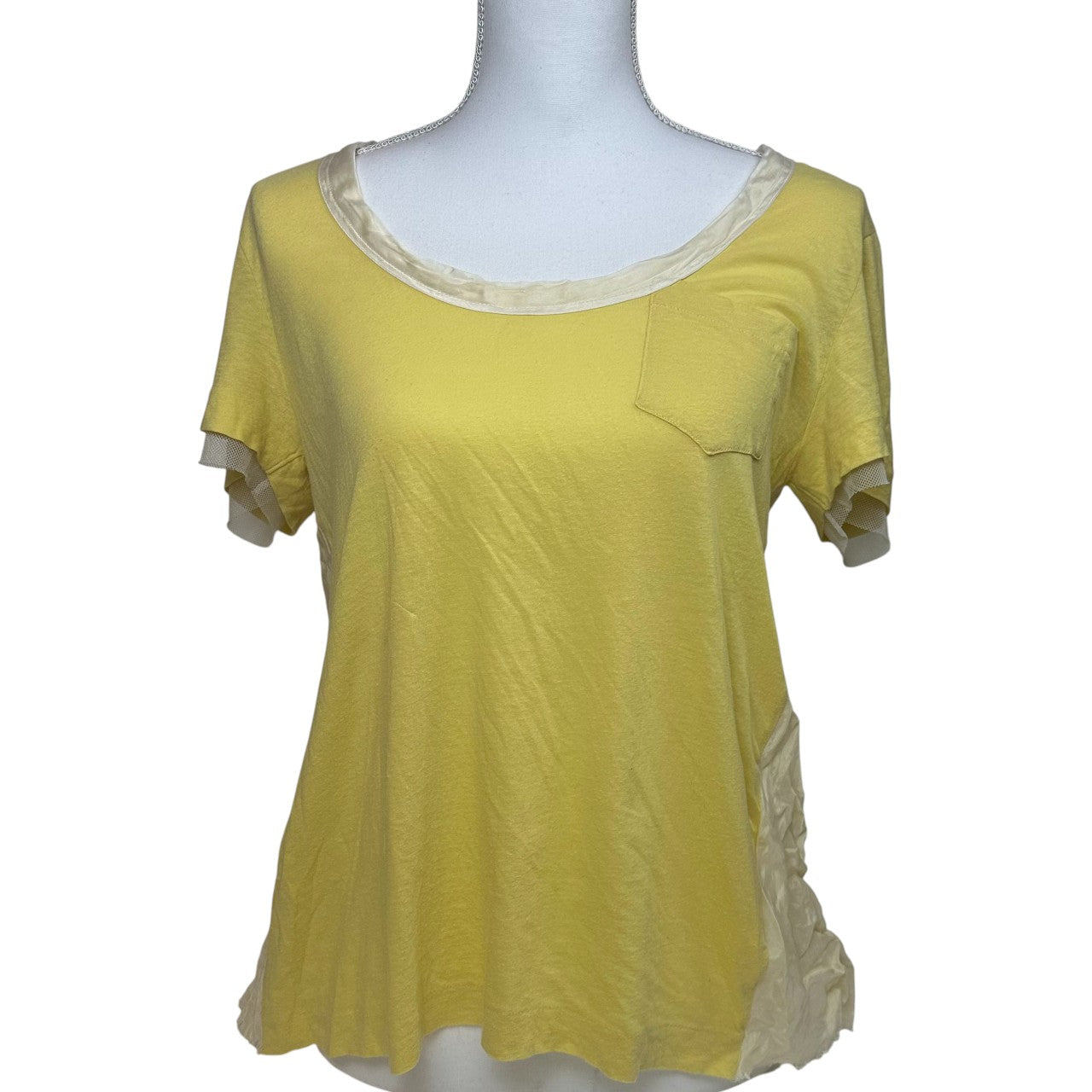 sacai yellow top