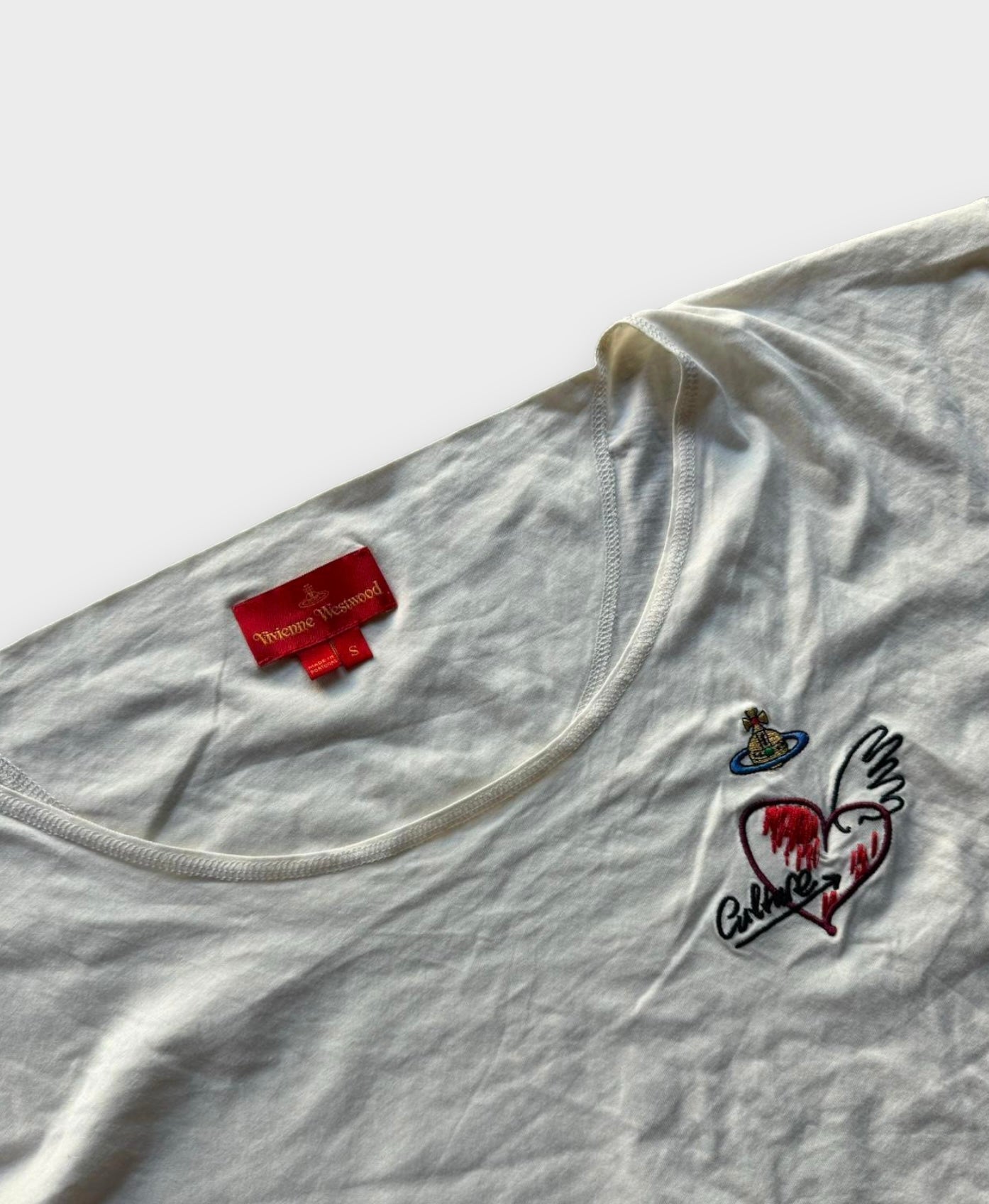 vivienne westwood red label white top