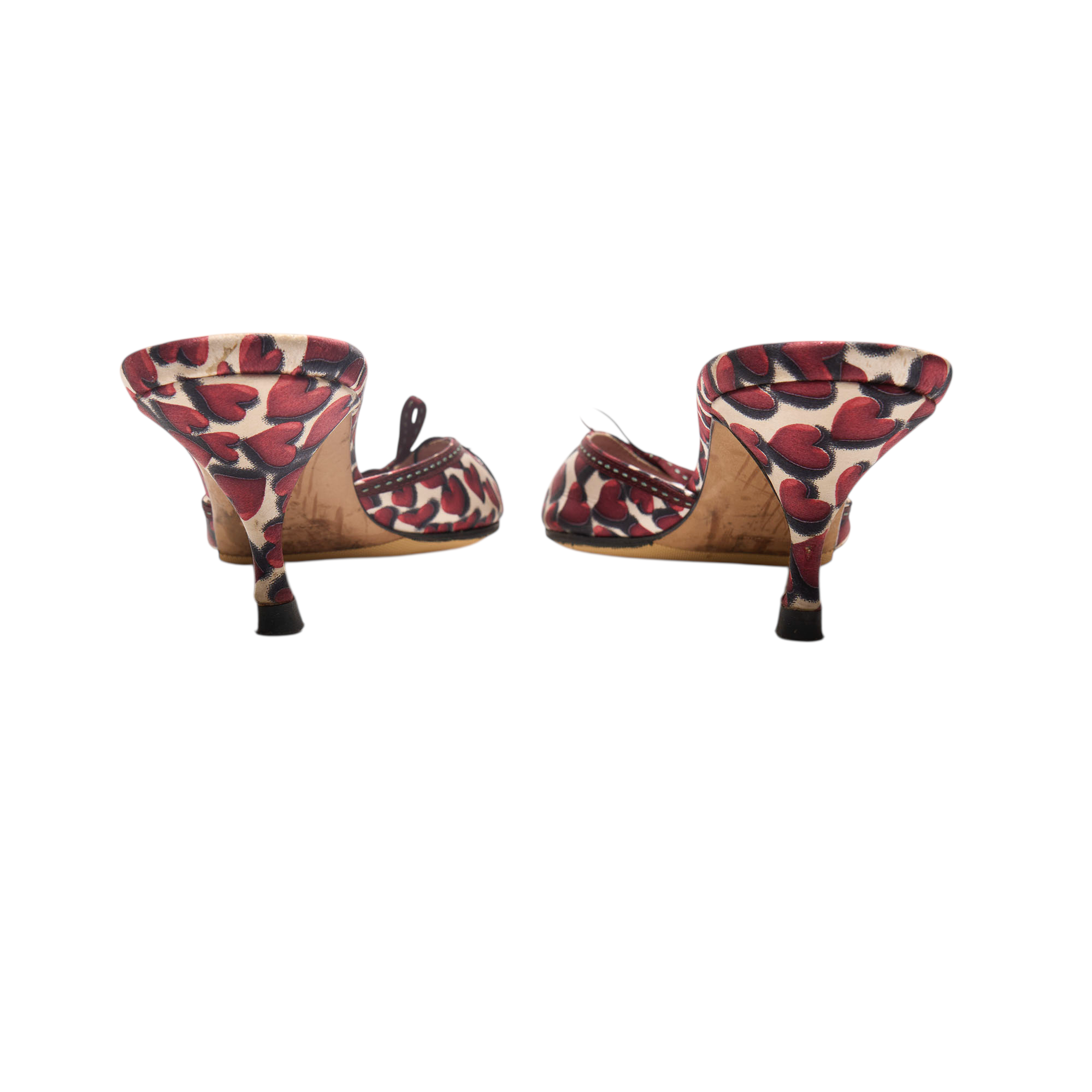 prada ss2000 heart heels