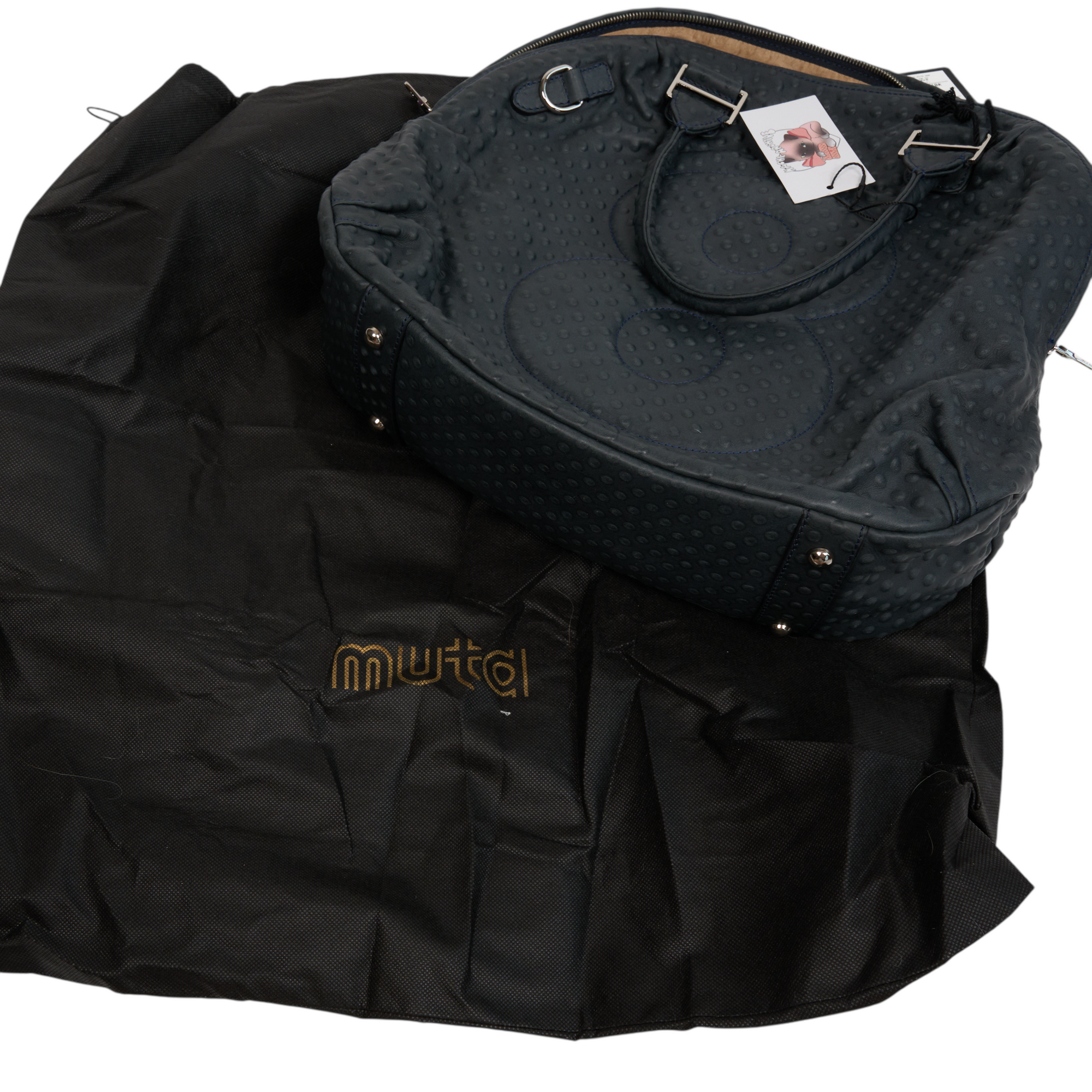 muta black 8 dot bag