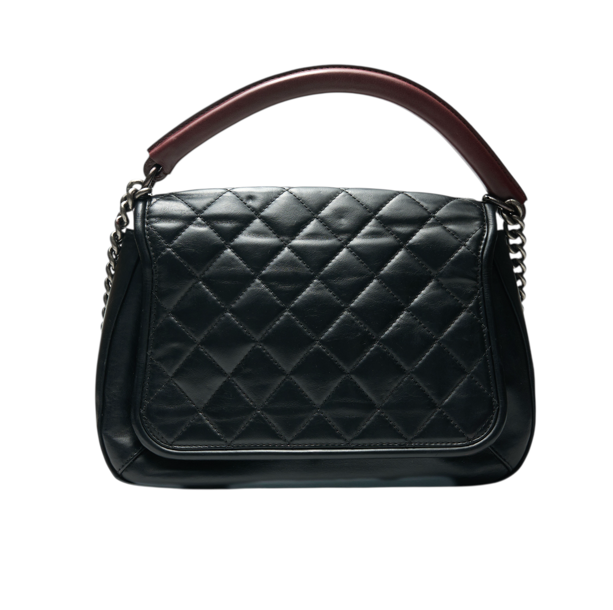 chanel 2010s black shoulder bag
