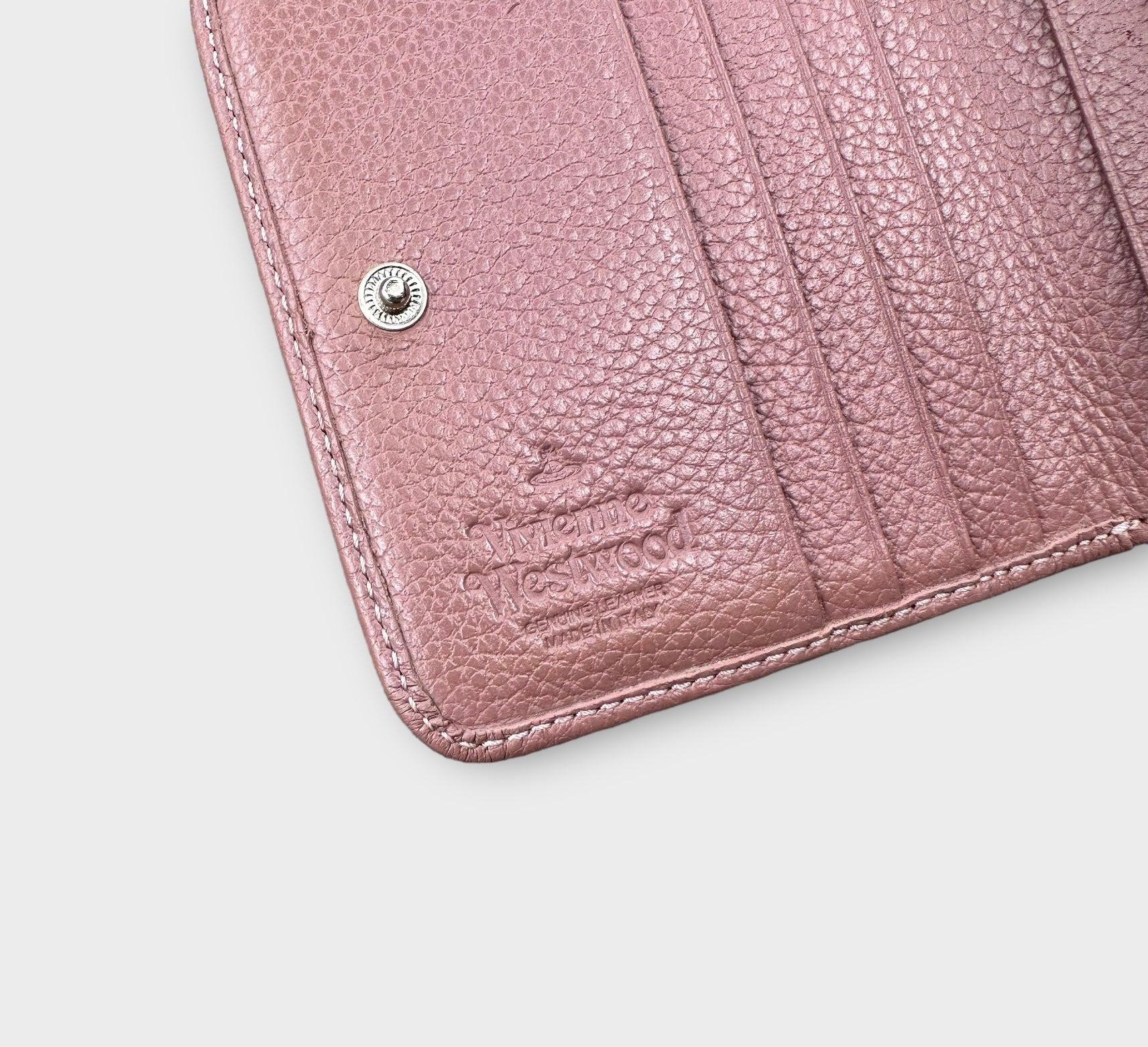 vivienne westwood light pink wallet