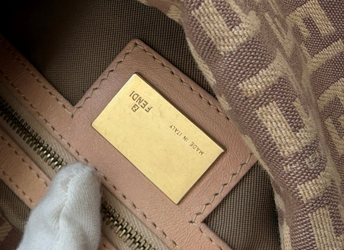 fendi 2000s pink baguette bag