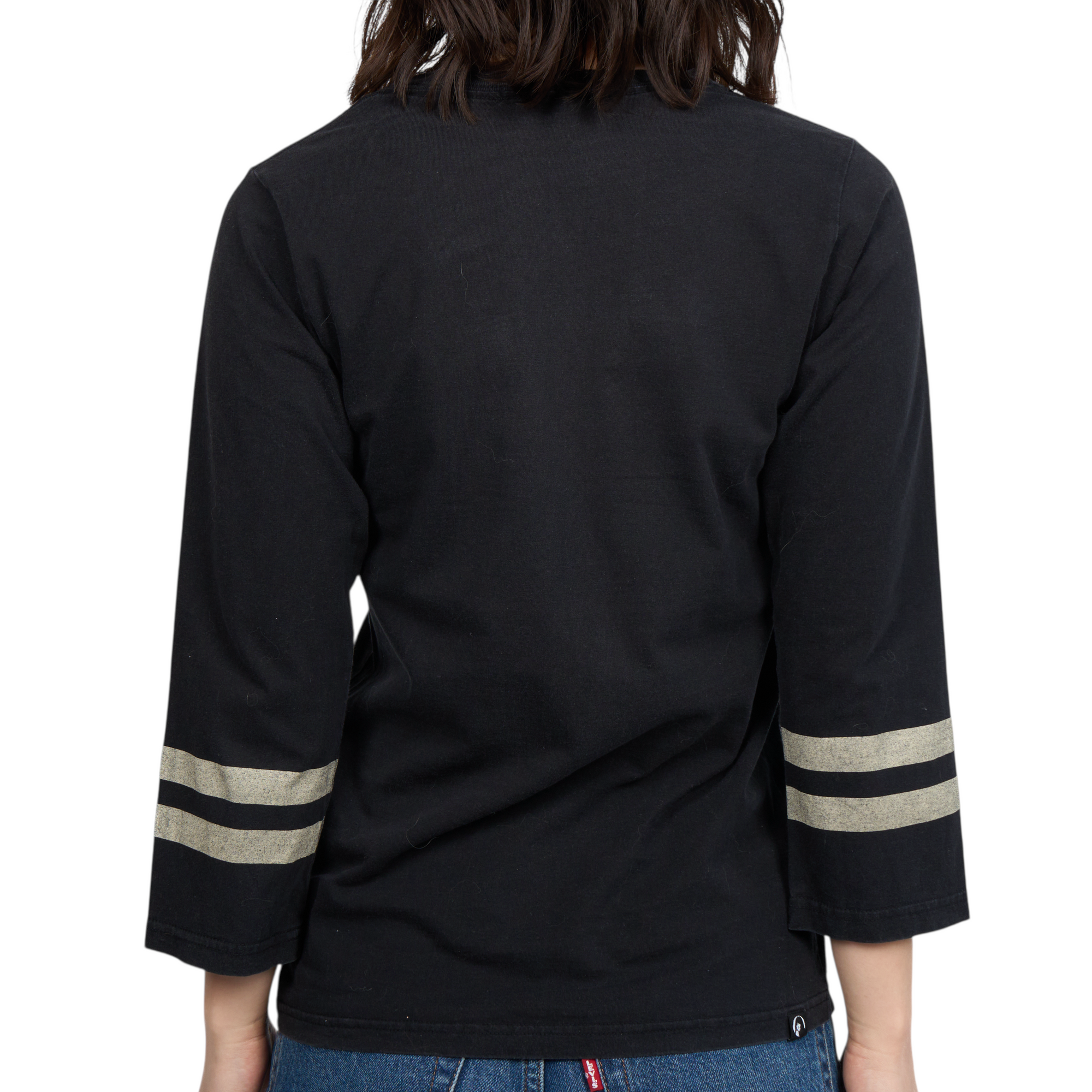 hysteric glamour black quarter sleeve top
