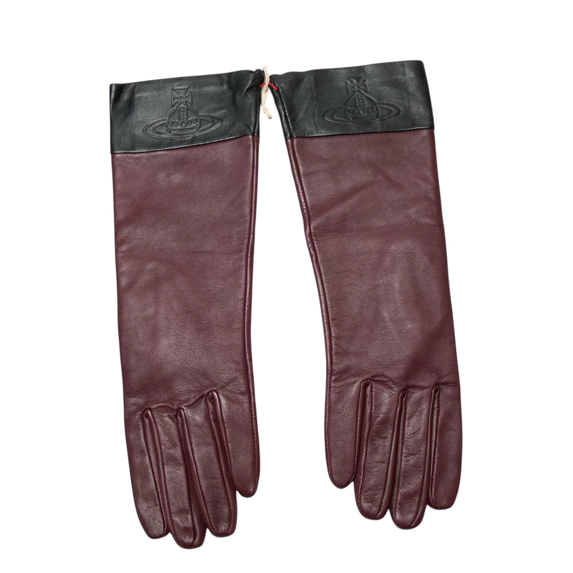 vivienne westwood burgundy gloves