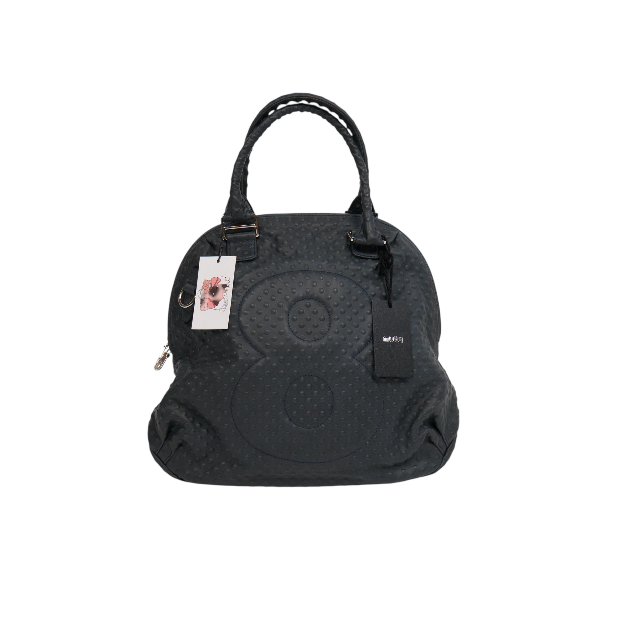 muta black 8 dot bag
