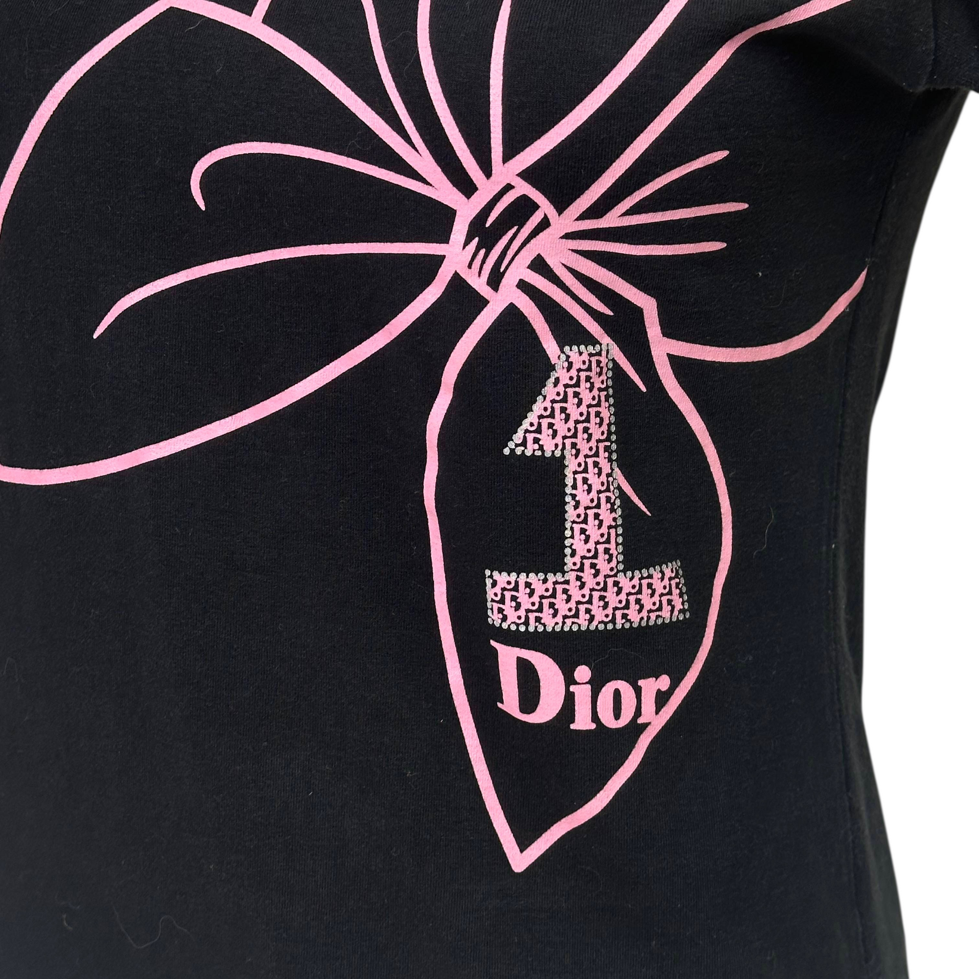 christian dior 2000s graphic top