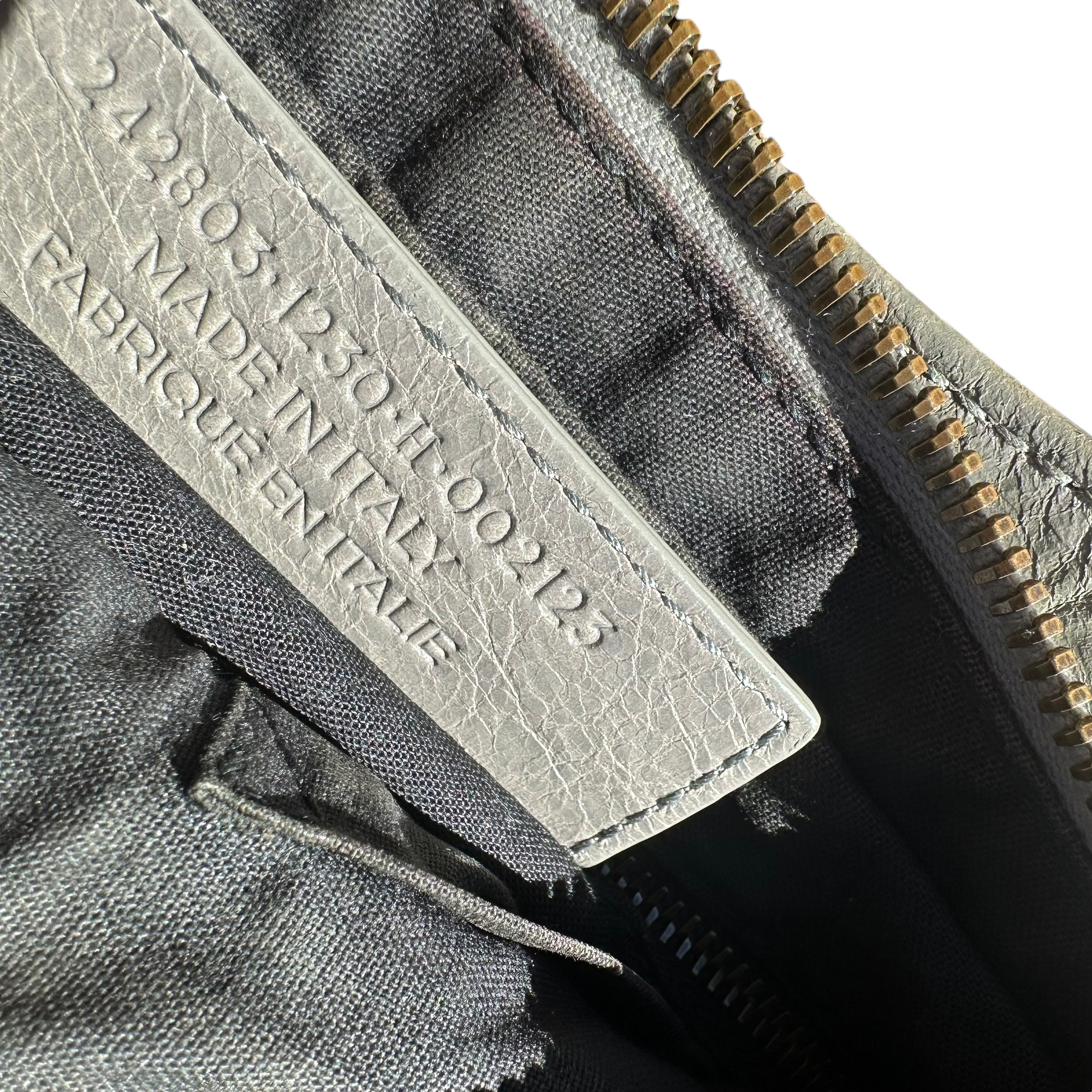 balenciaga gray city bag