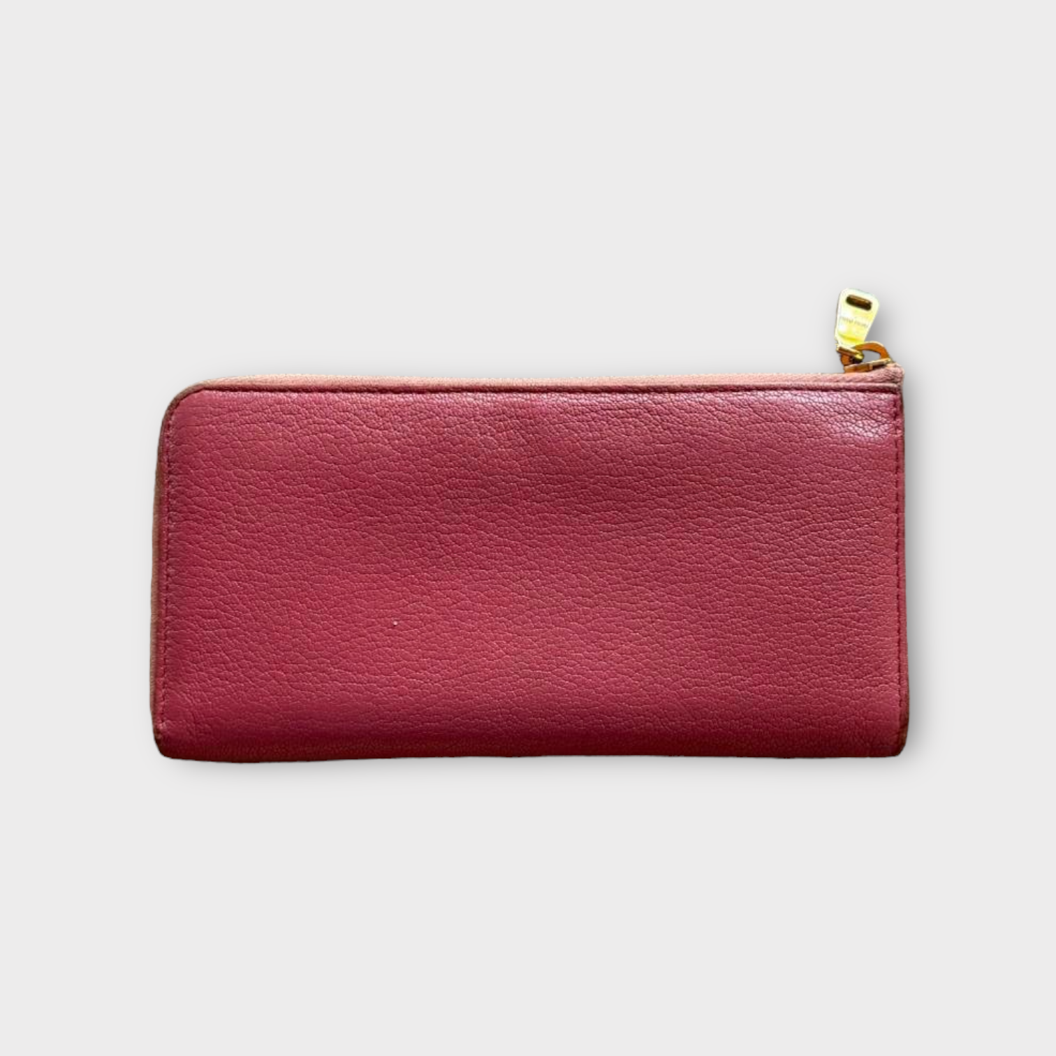 miu miu pink long wallet