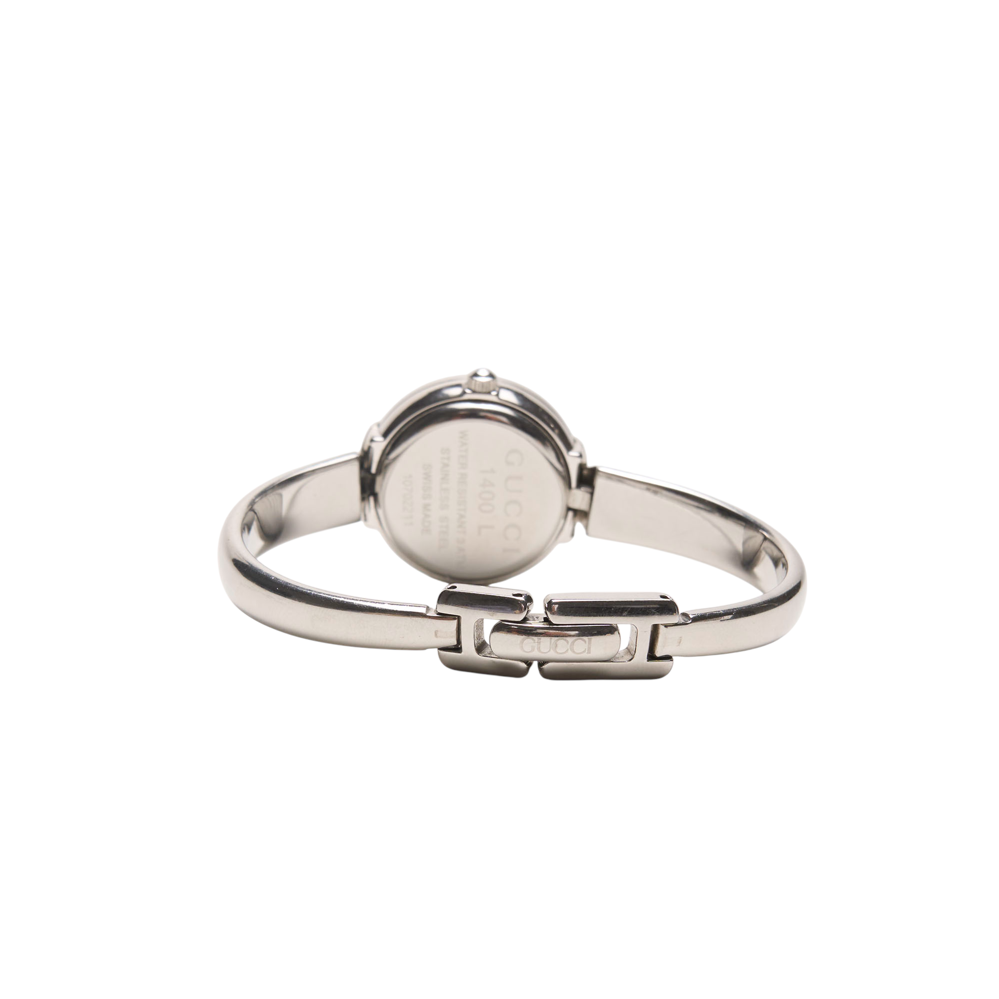 gucci 2000s silver watch