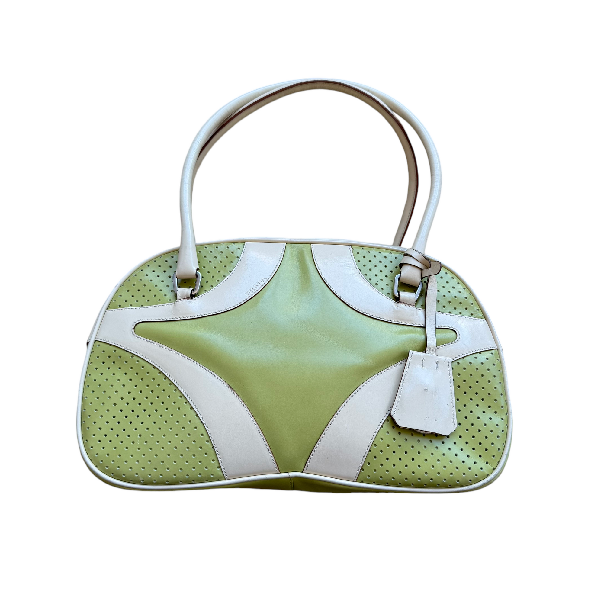 ボウリング用バッグ SS2000 PRADA LEATHER HAND BAG ボウリング用 ボウリング用バッグ SS2000 PRADA LEATHER HAND BAG ボウリング用