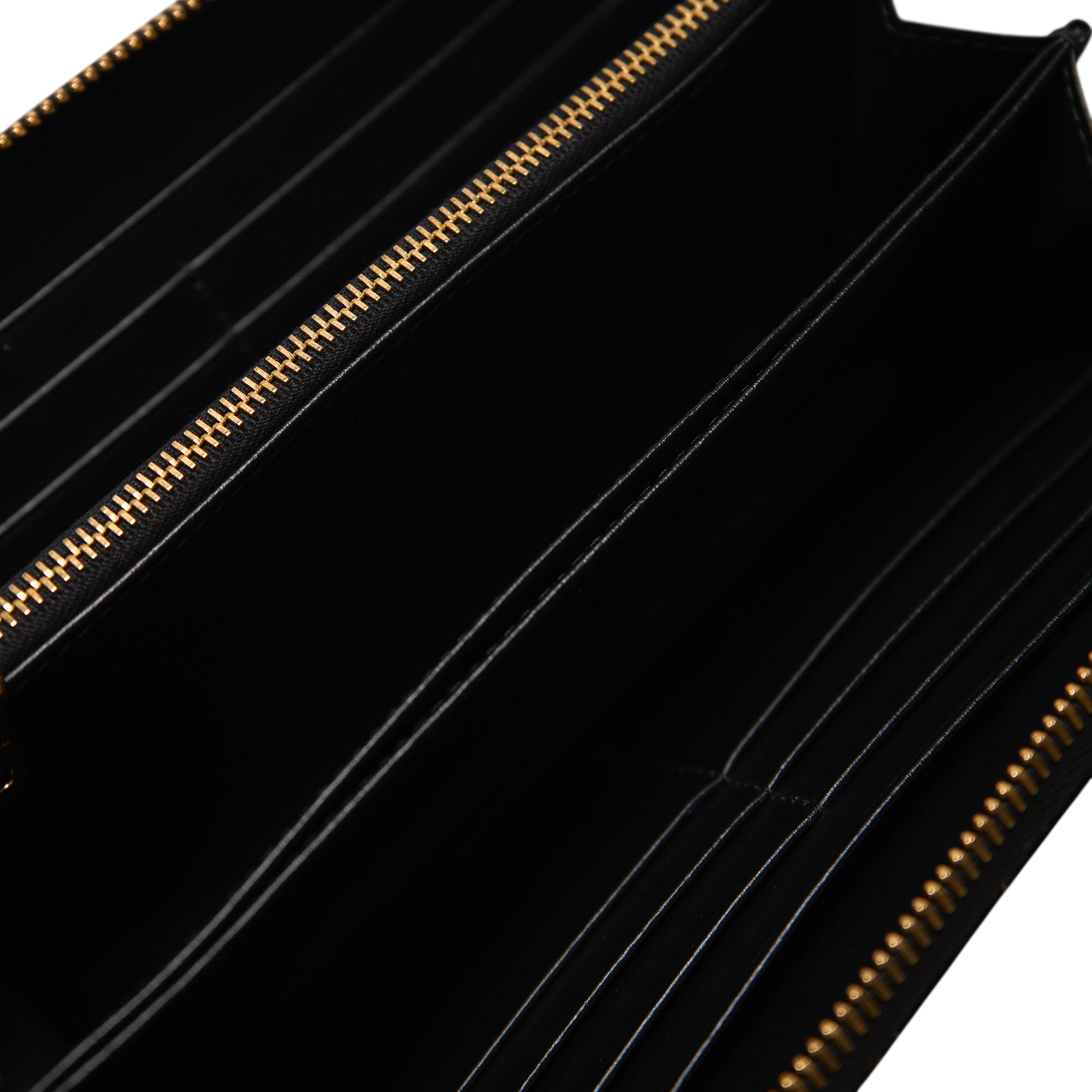 miu miu black cat wallet