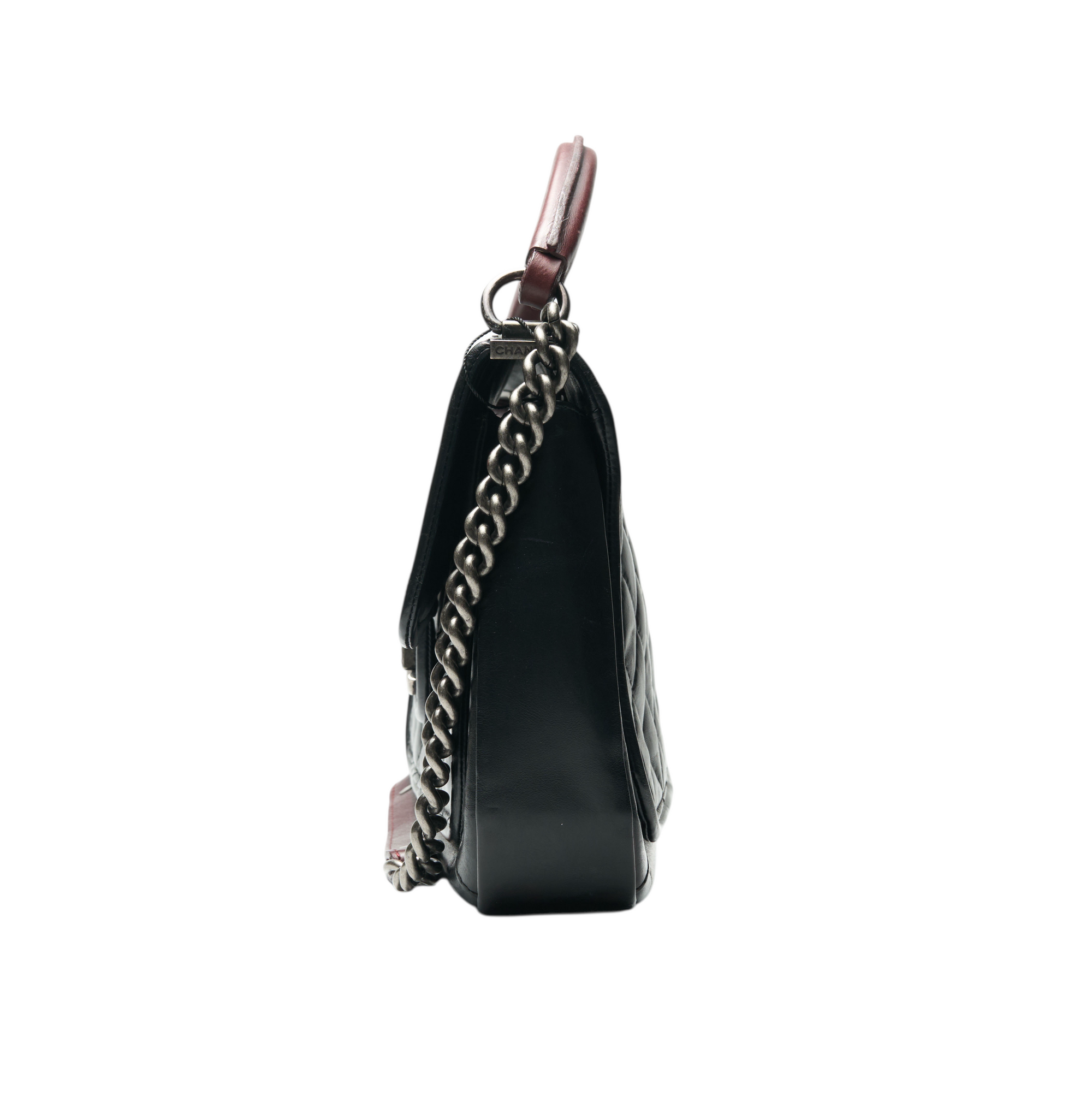 chanel 2010s black shoulder bag