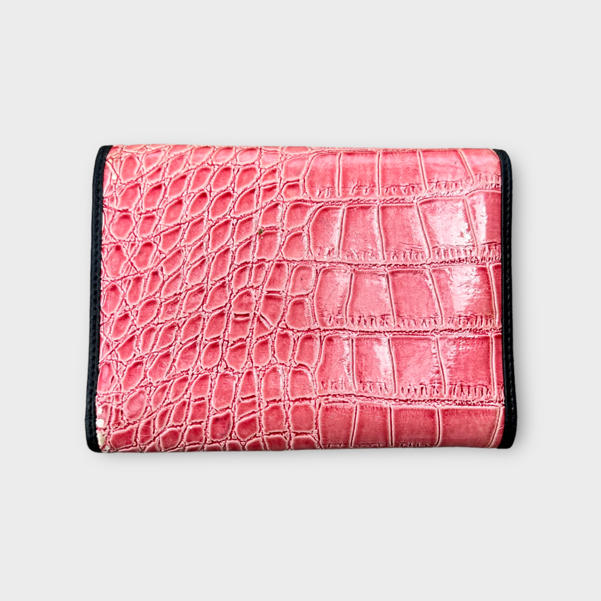 vivienne westwood pink crocodile wallet