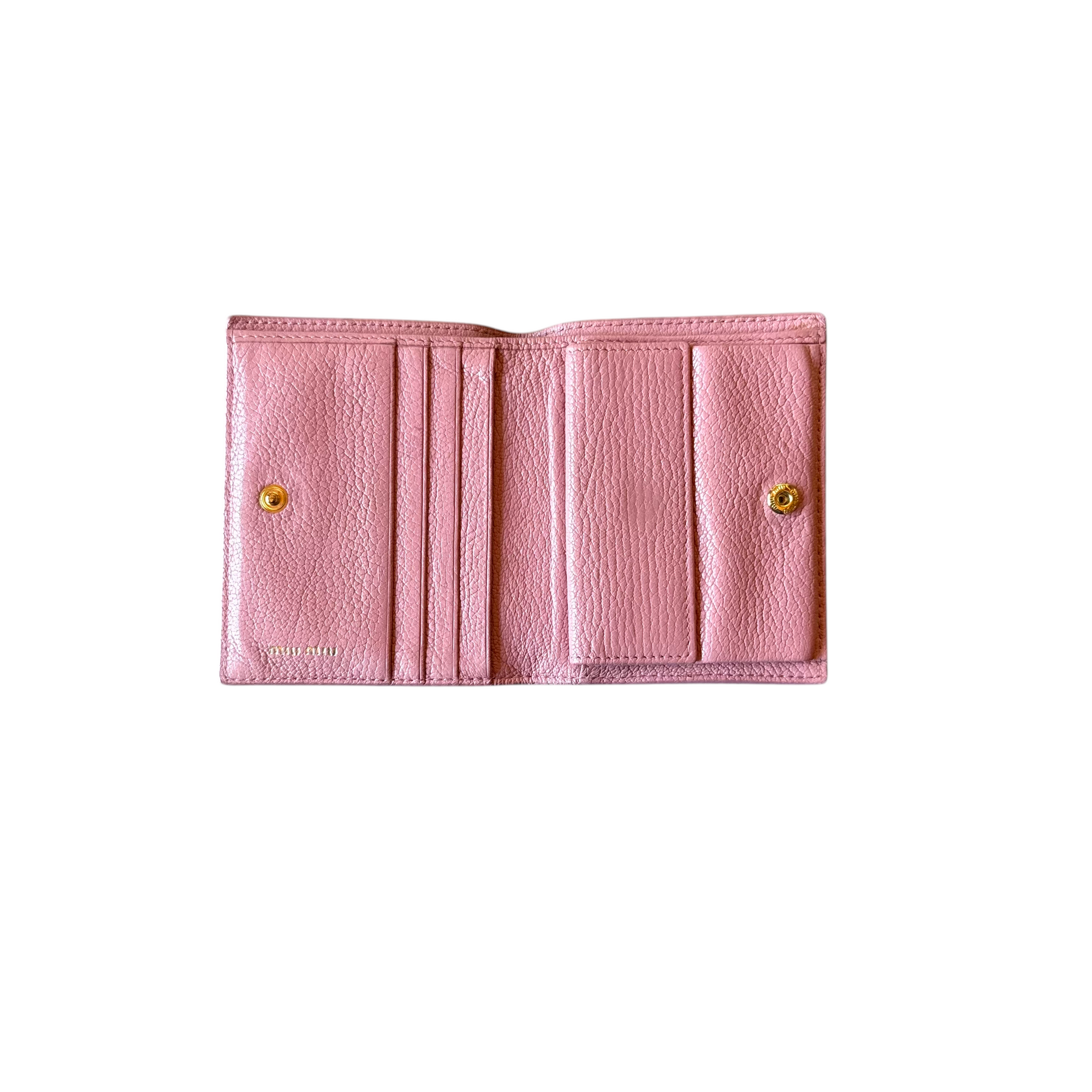 小物 archive miu miu Leather Wallet Miu Miu × Vintage Miu Miu Leather Wallet | Grailed