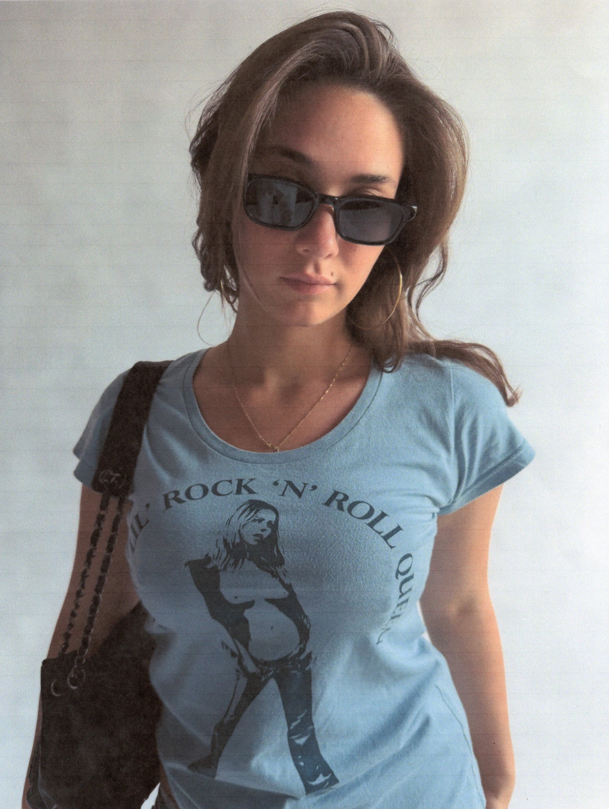 hysteric glamour blue top