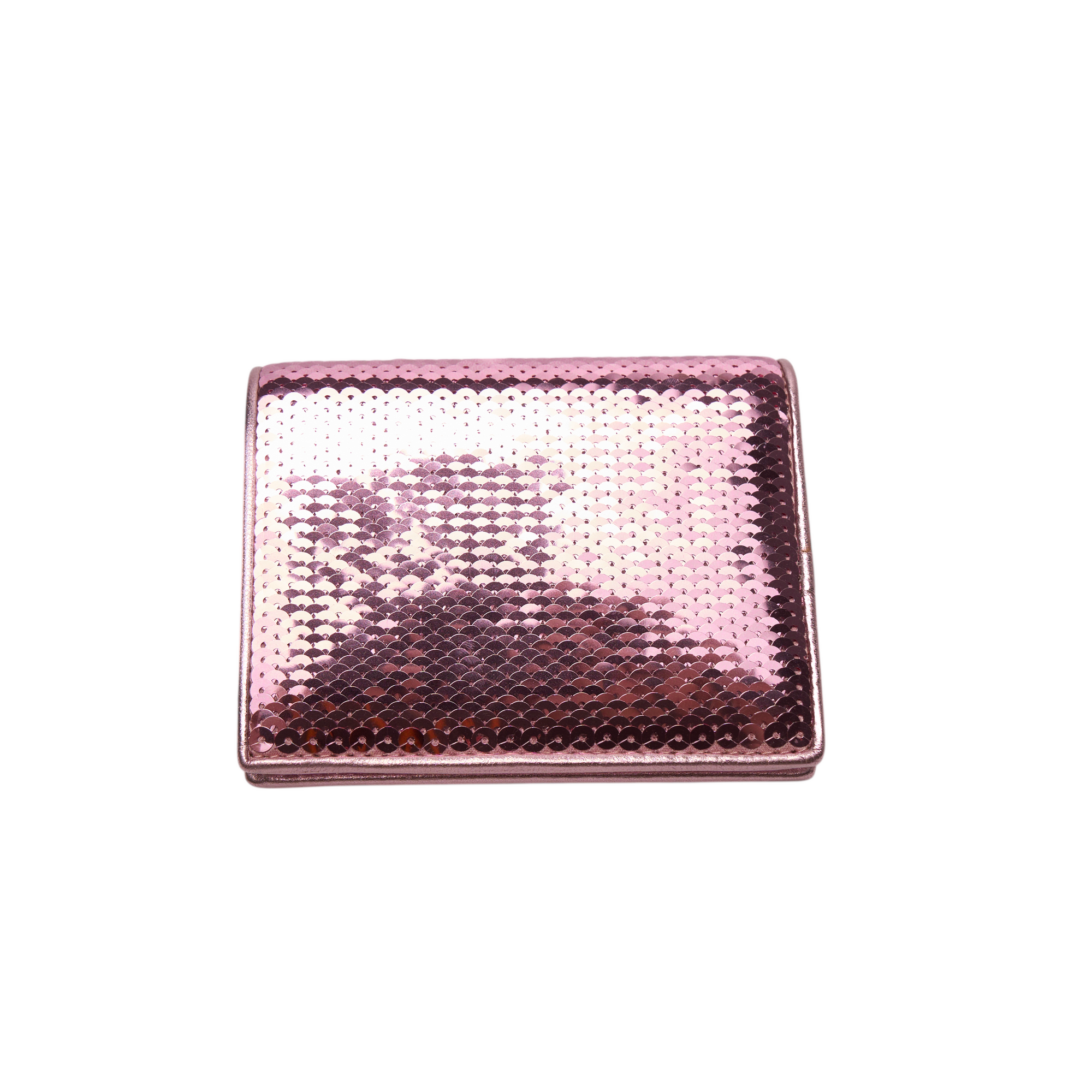 miu miu pink sequin wallet