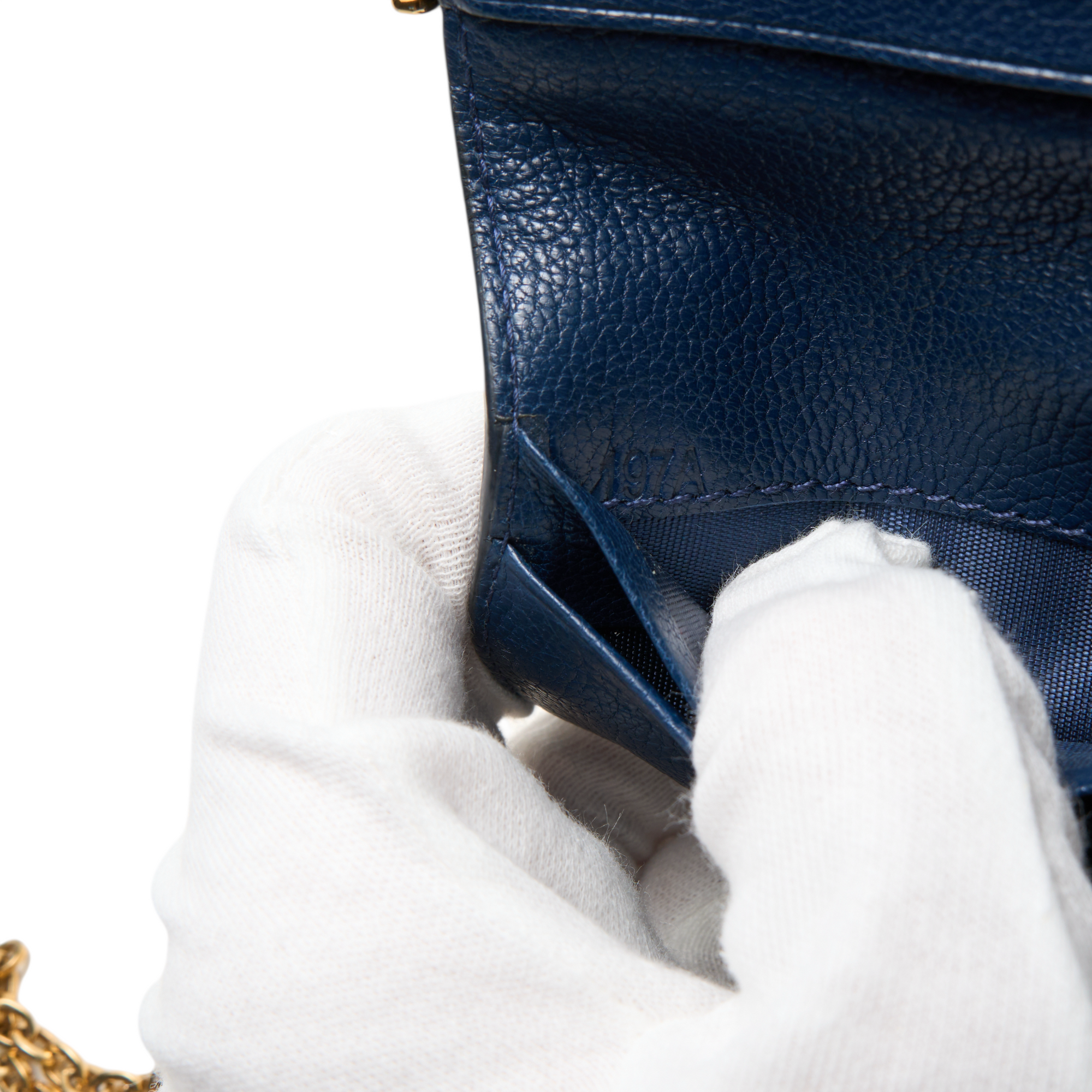 miu miu navy cardholder wallet on chain