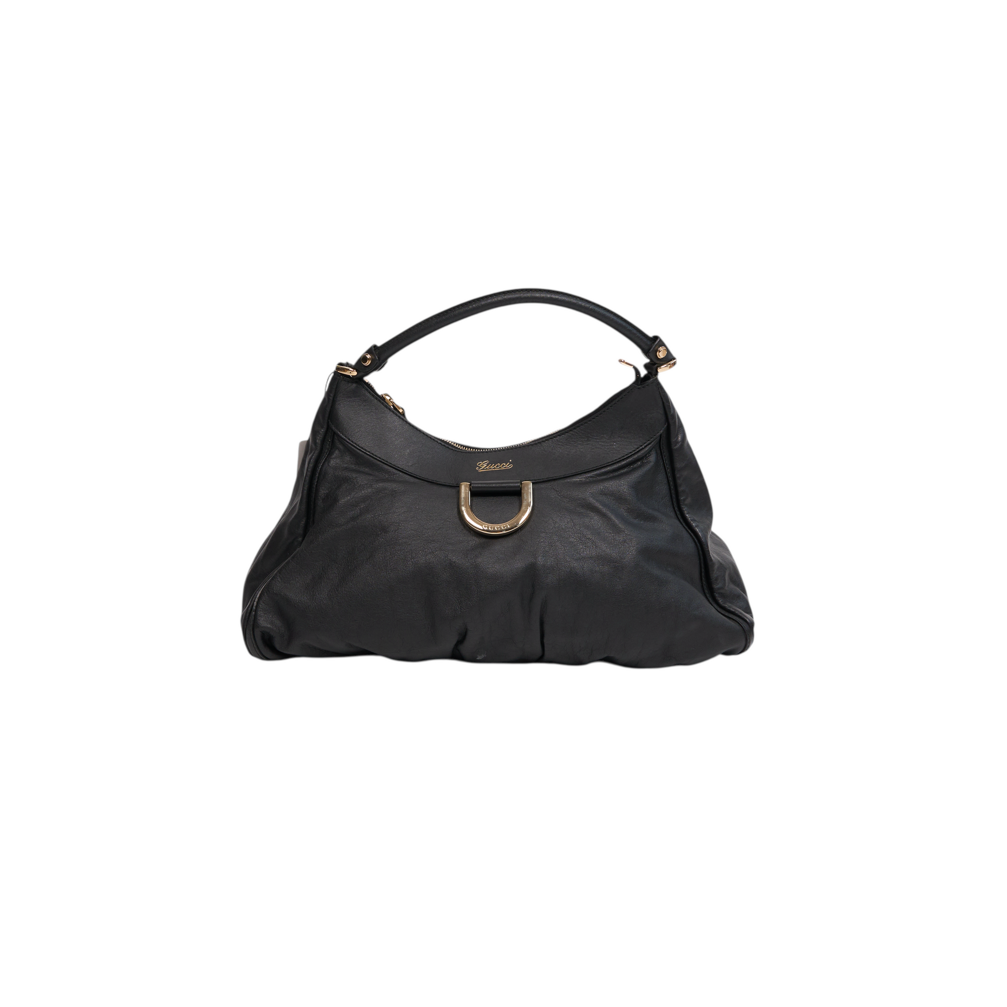 gucci 2000s black abbey d ring bag