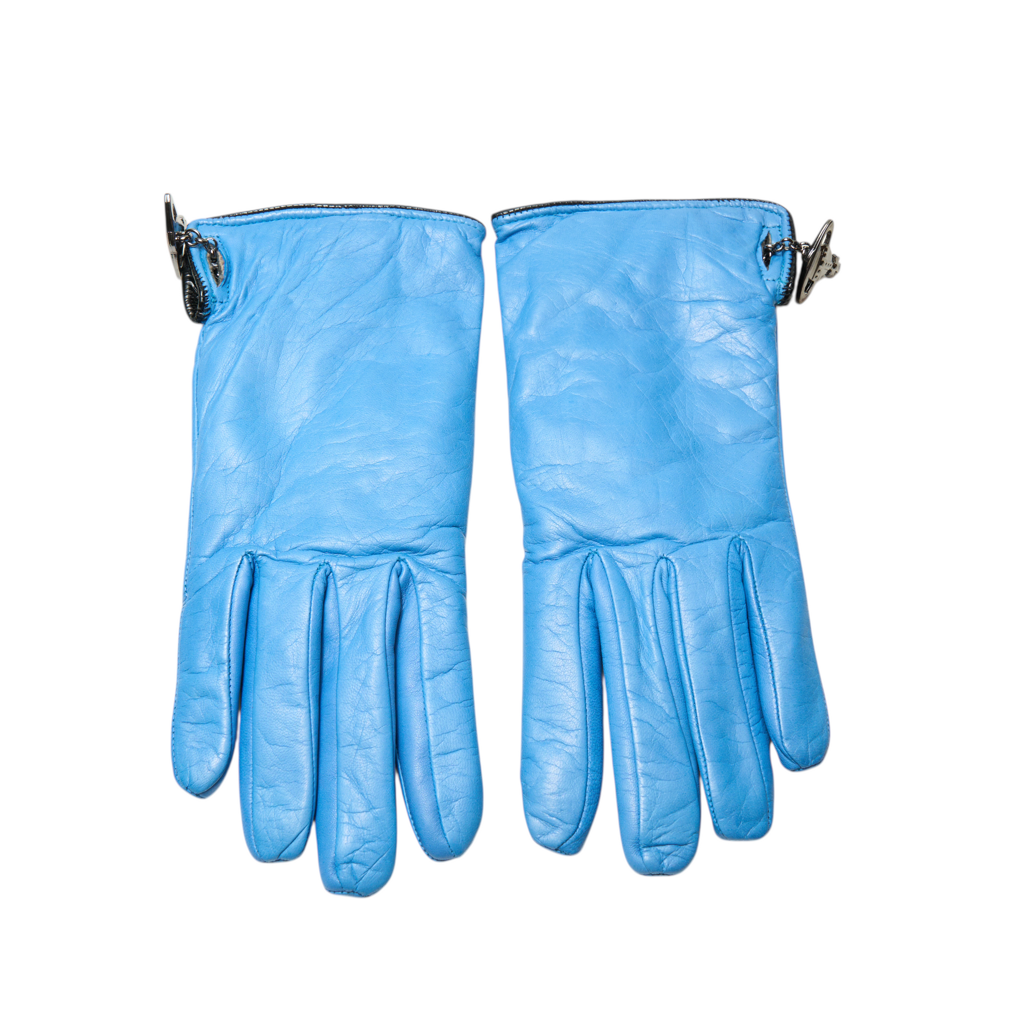 vivienne westwood blue gloves