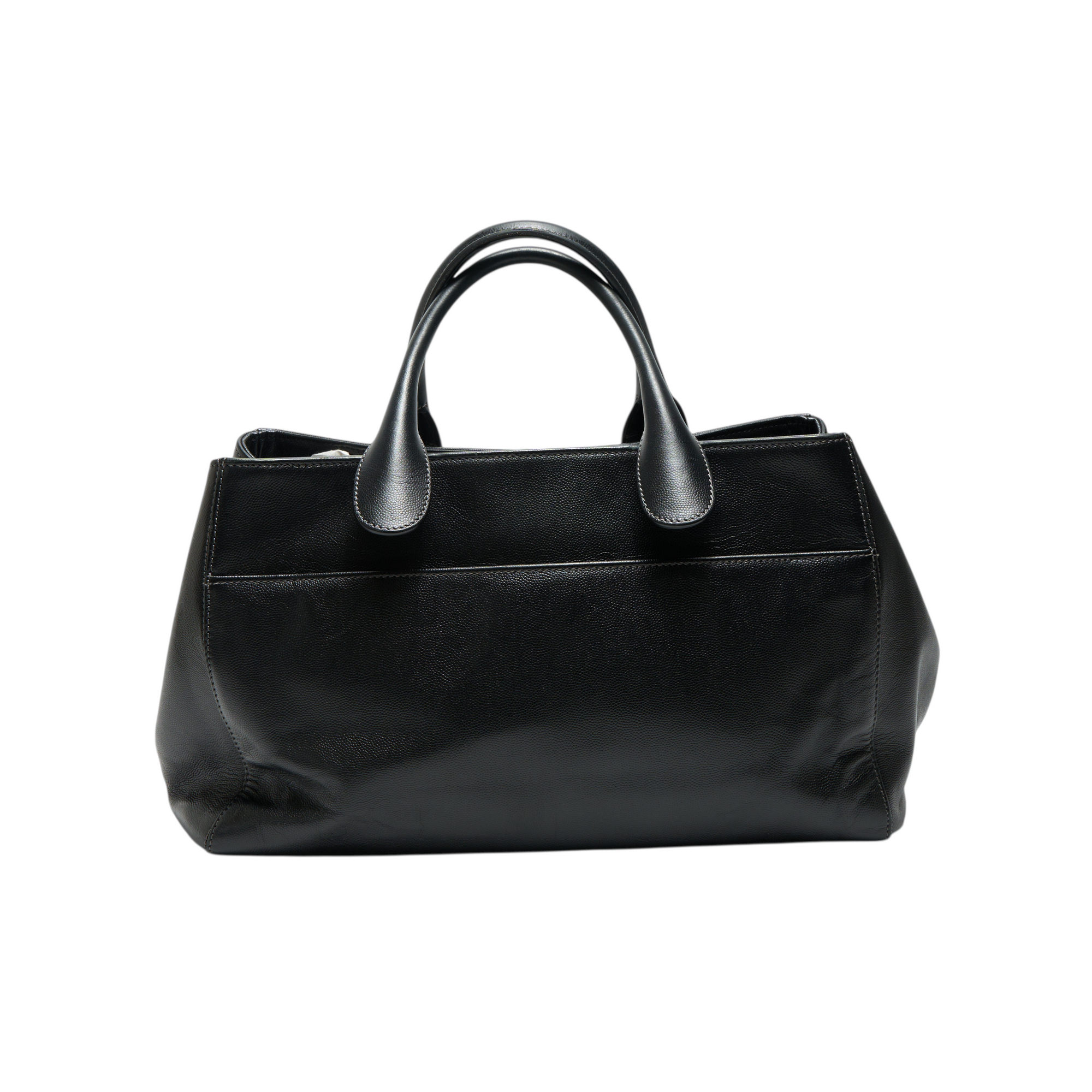 chanel black executive tote bag