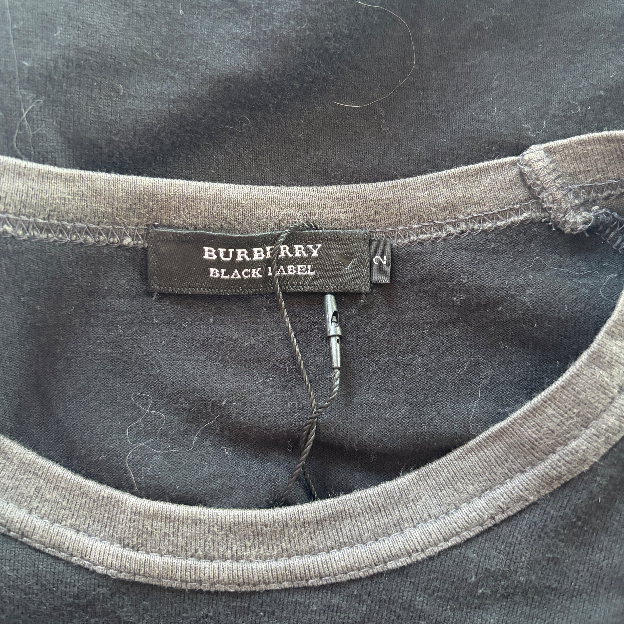 burberry black baseball top