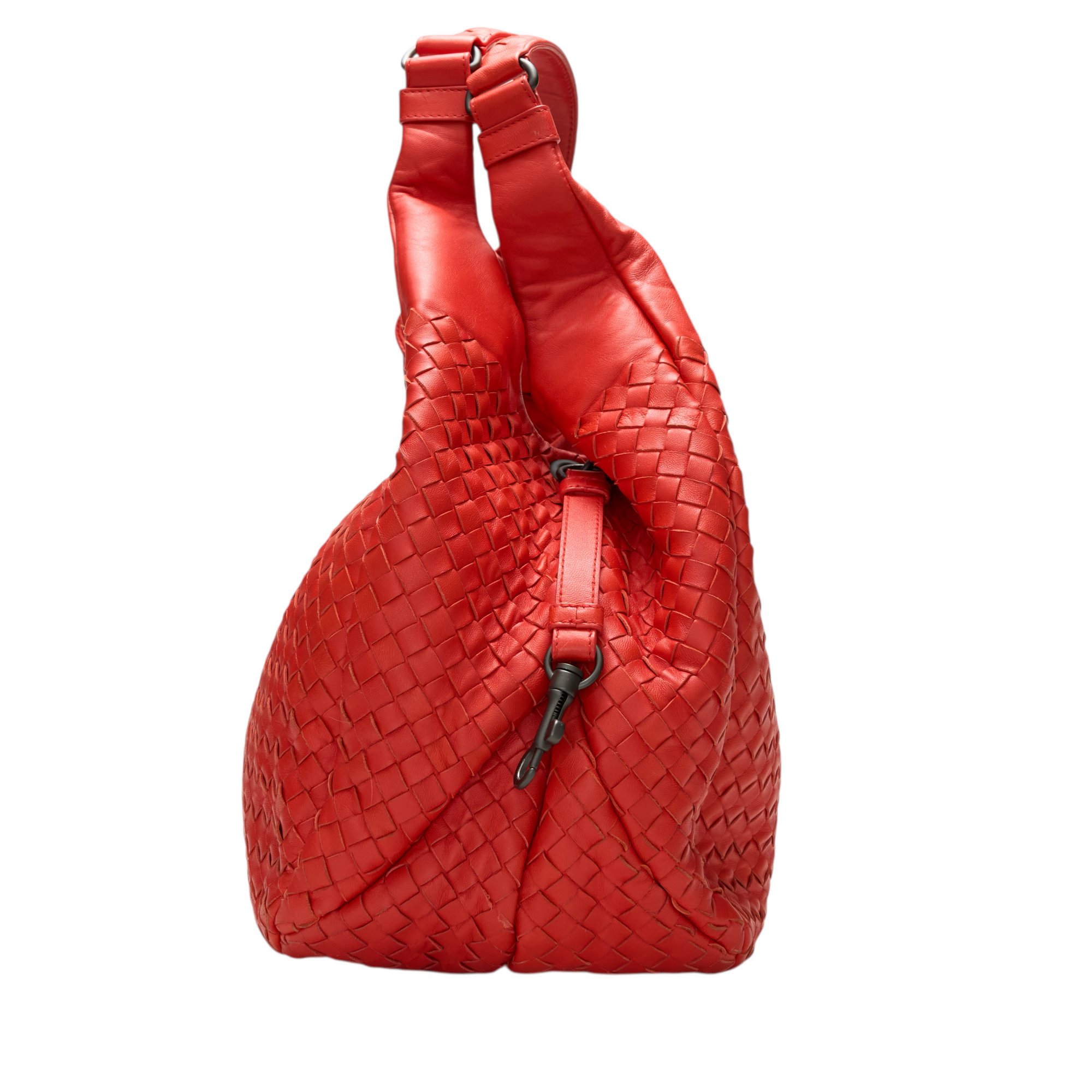 bottega veneta 2000s red hobo bag