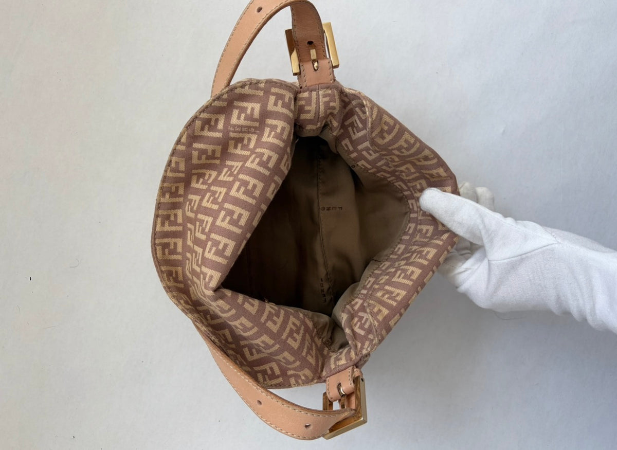fendi 2000s pink baguette bag