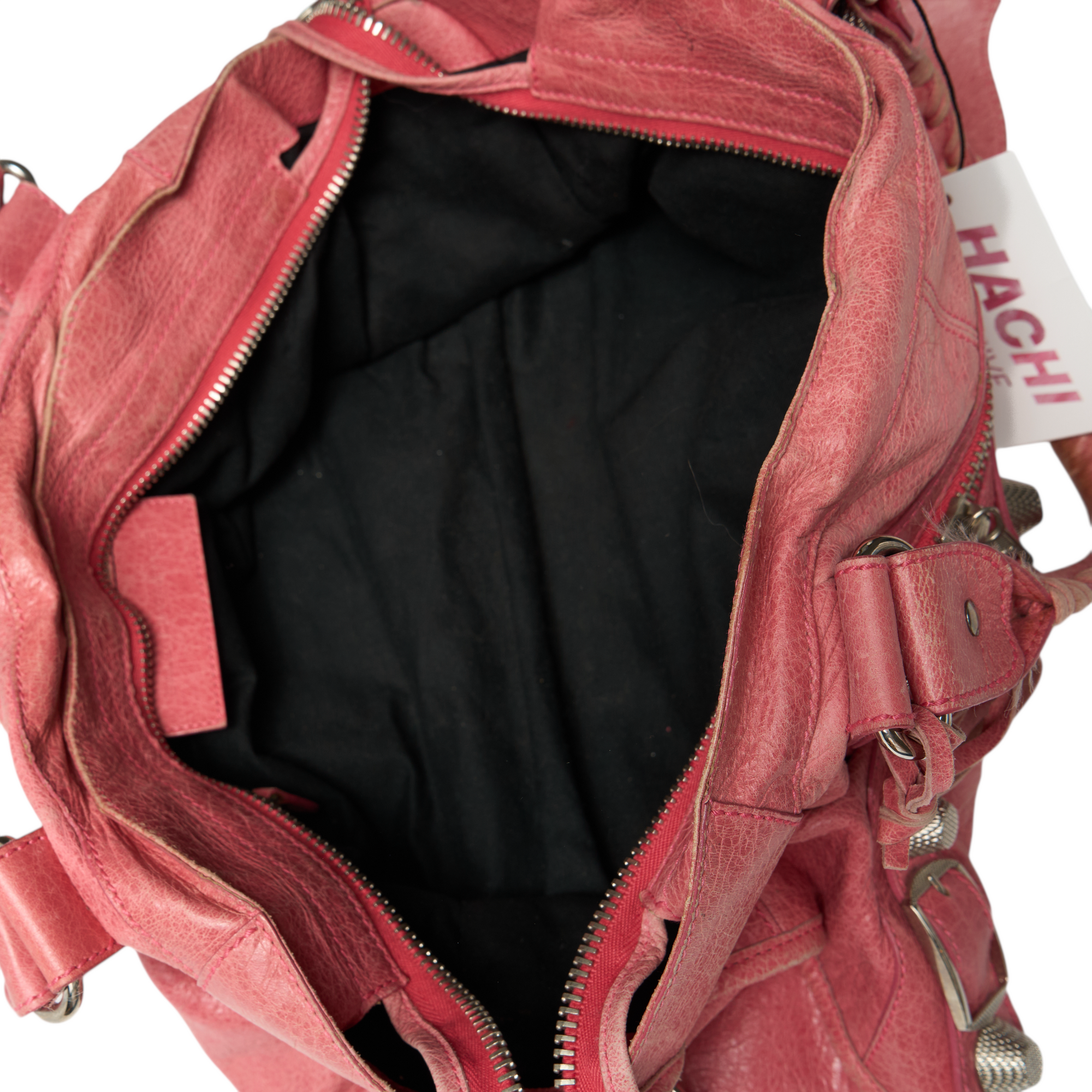 balenciaga 2000s pink city bag