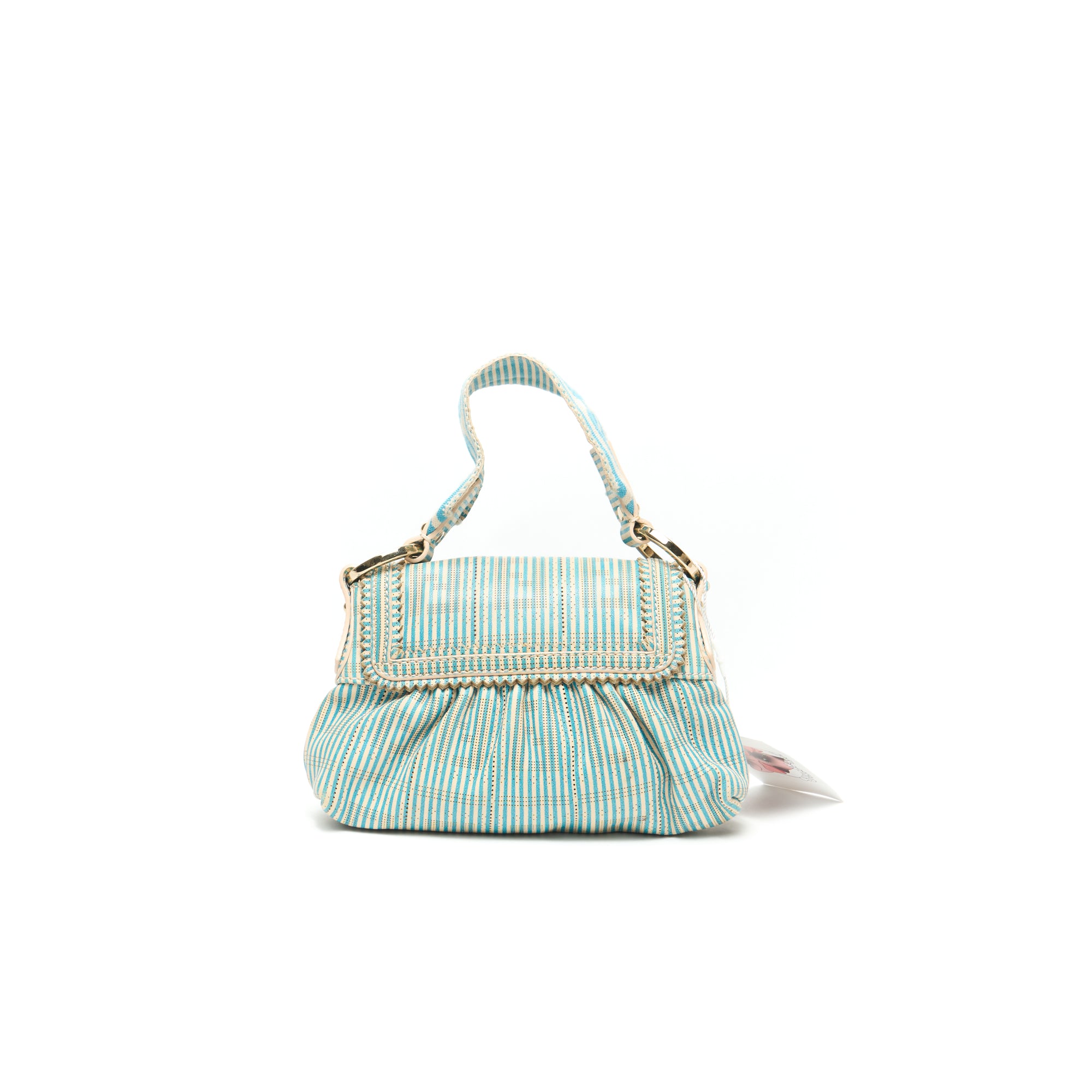 fendi 2000s striped mini chef bag