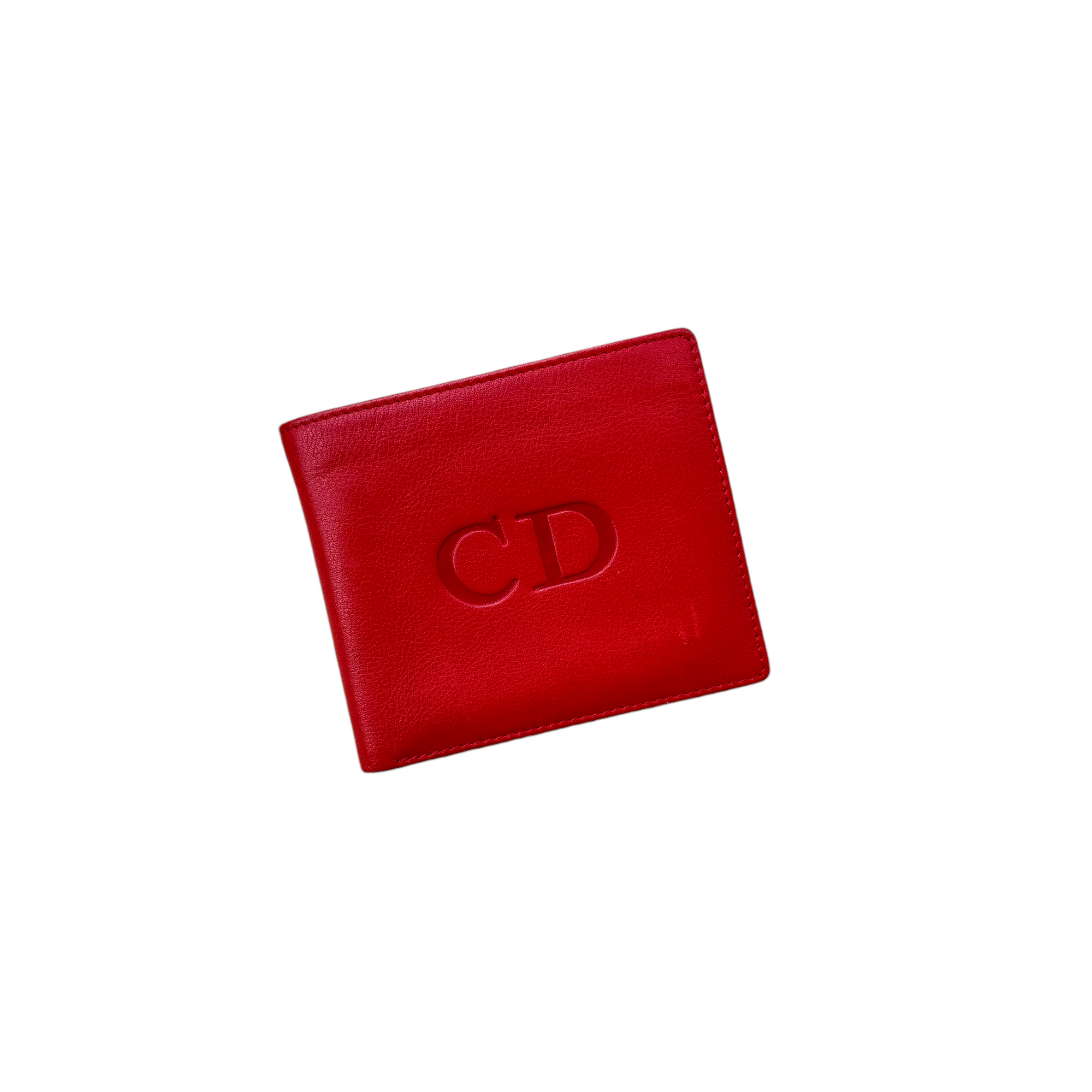 christian dior red wallet