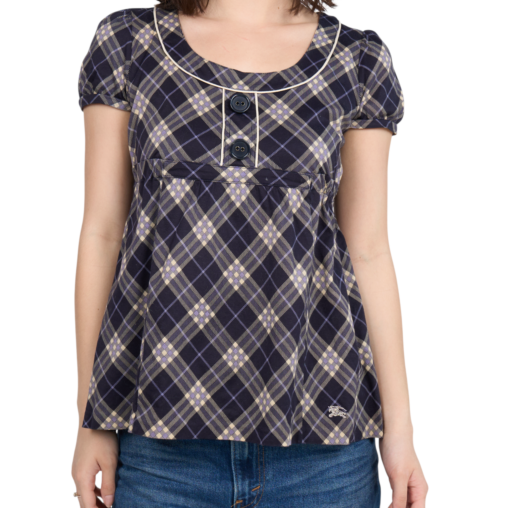 burberry plaid top