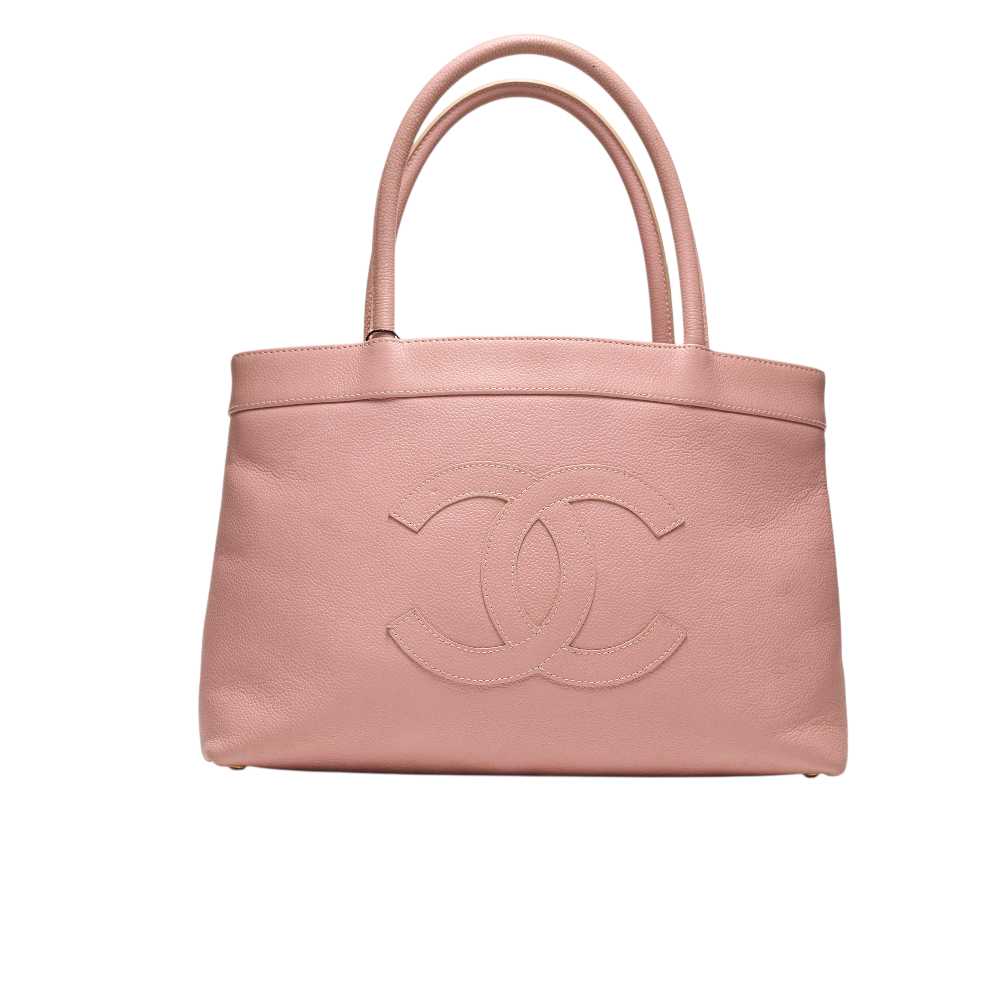 chanel 2000s pink tote bag