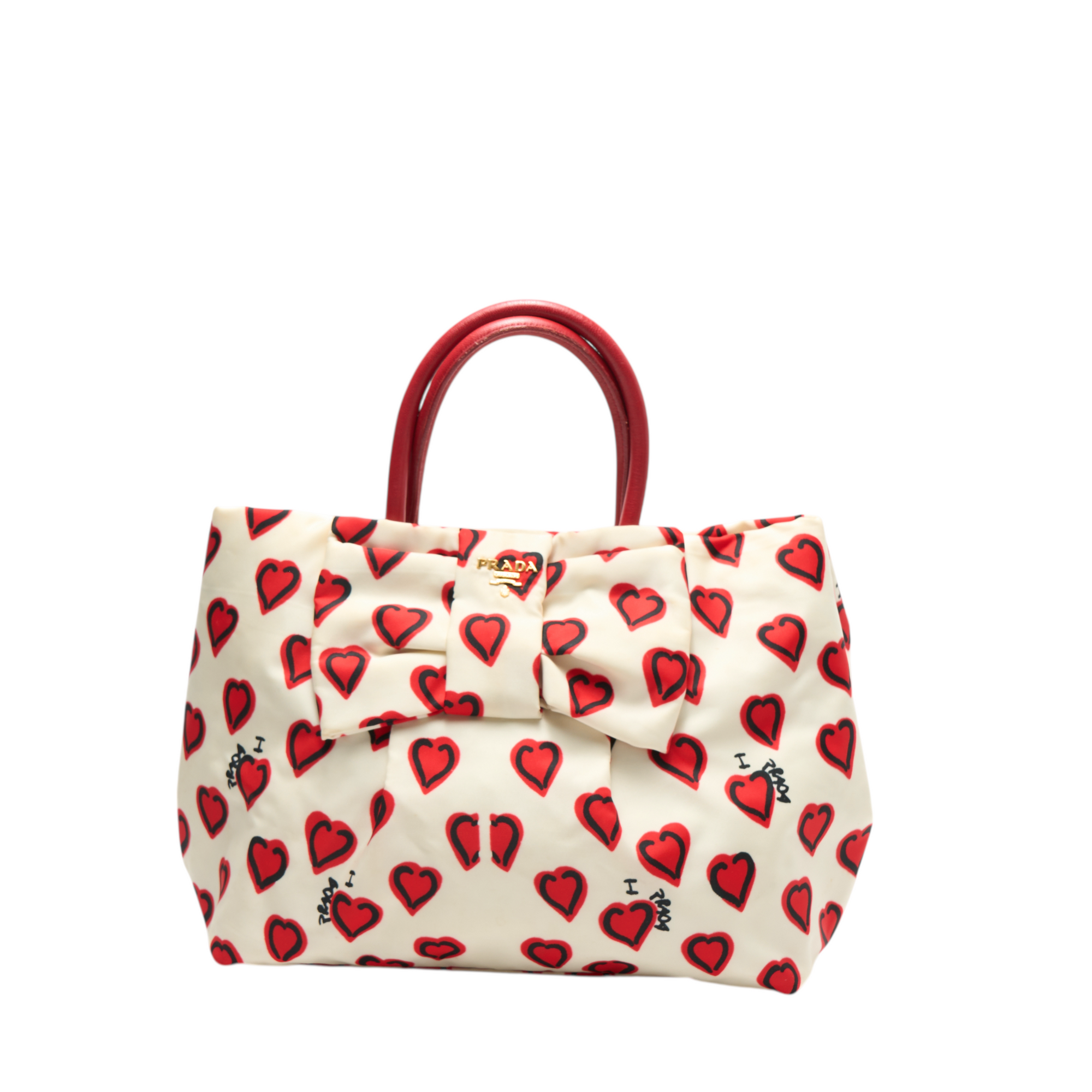 prada 2000s heart bag