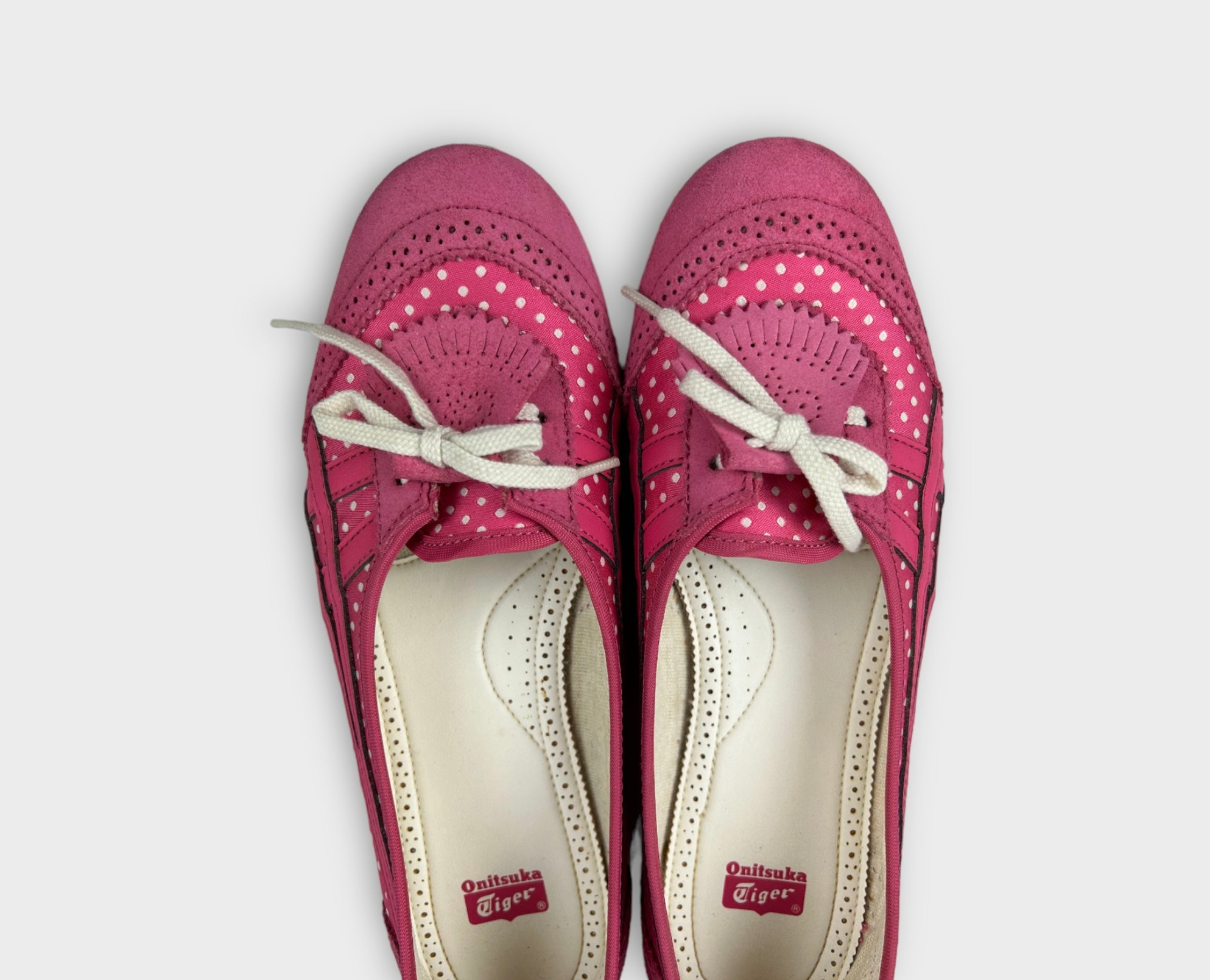 onitsuka tiger pink ballet flats