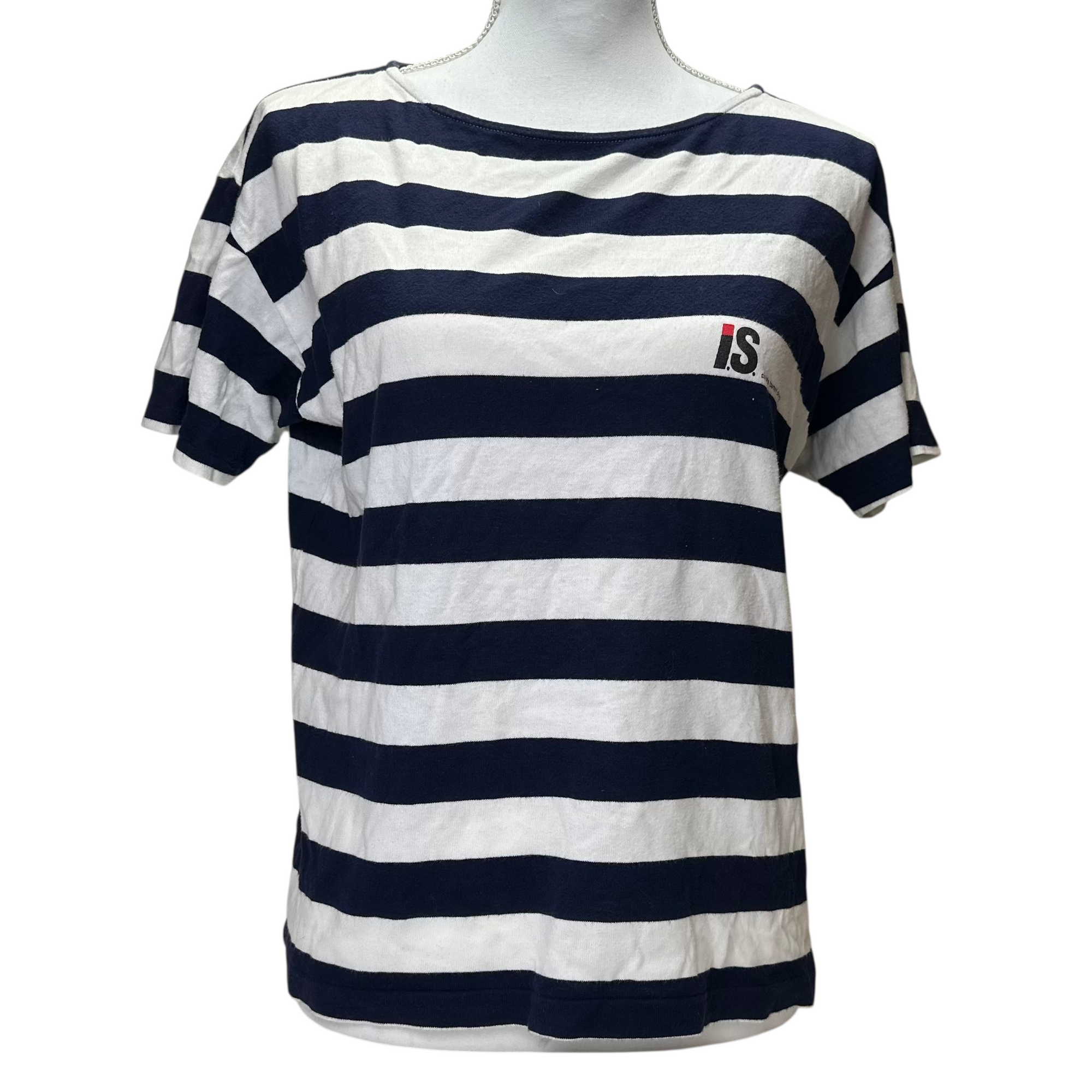 issey miyake 2000s striped top