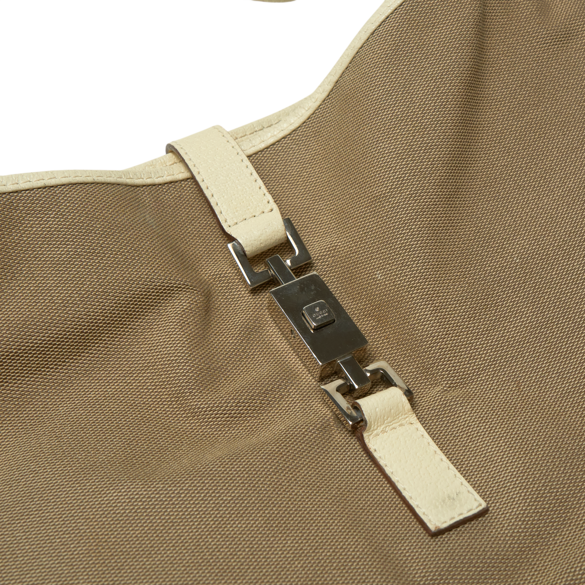 gucci 2000s tan jackie bag