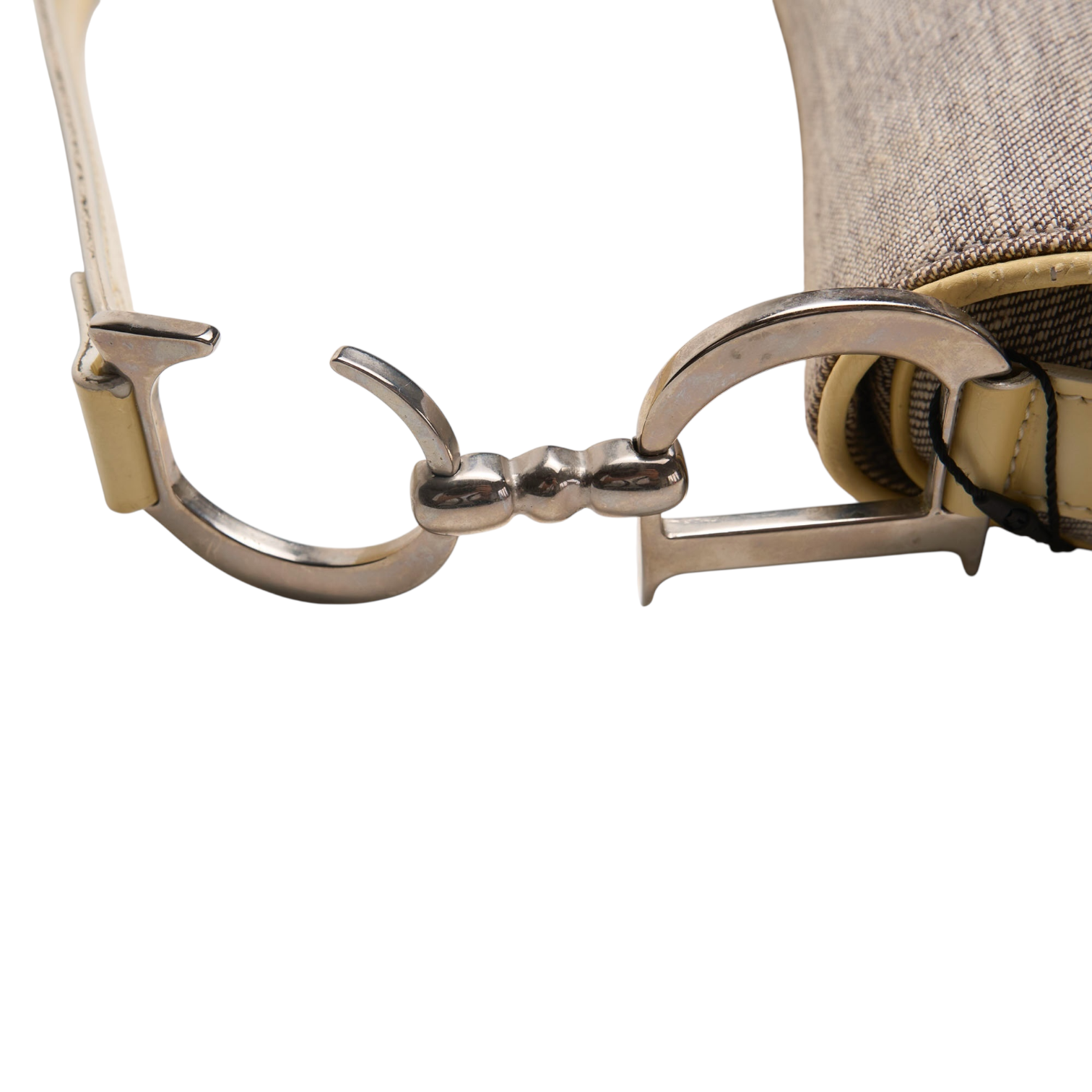 christian dior 2000s gray saddle bag