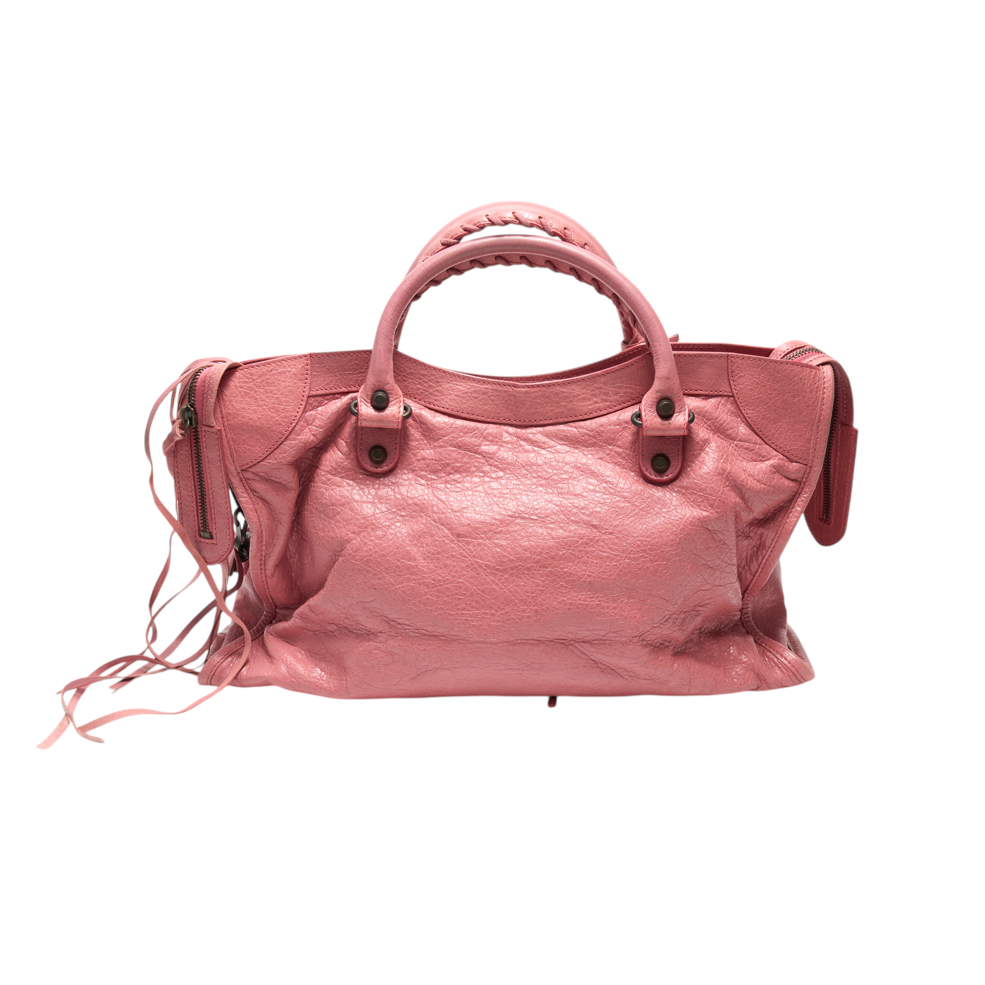 balenciaga 2000s pink city bag