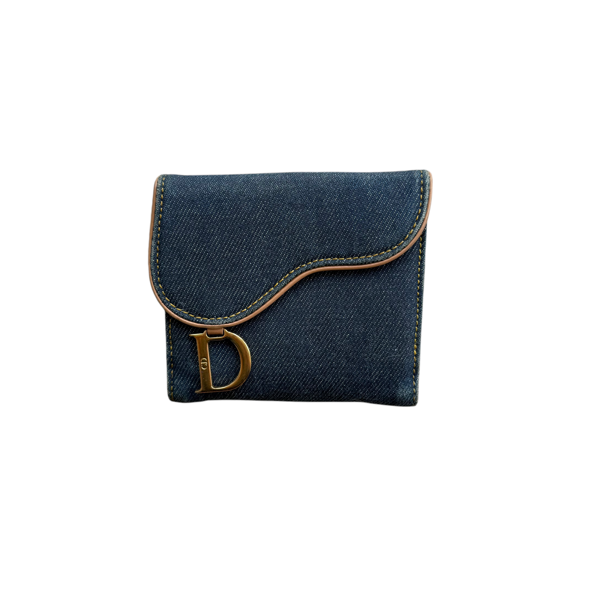 christian dior 2000s saddle wallet