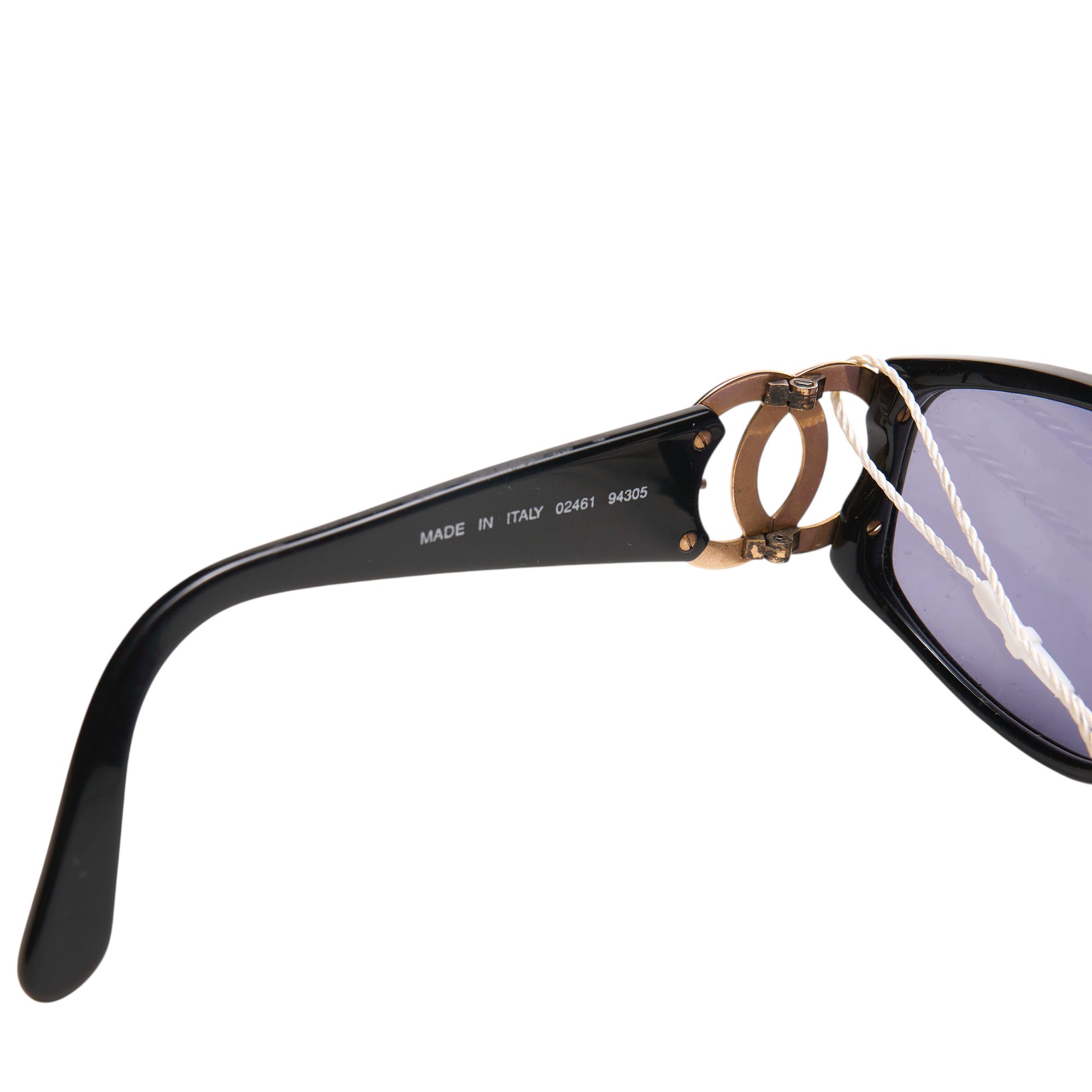 chanel black sunglasses