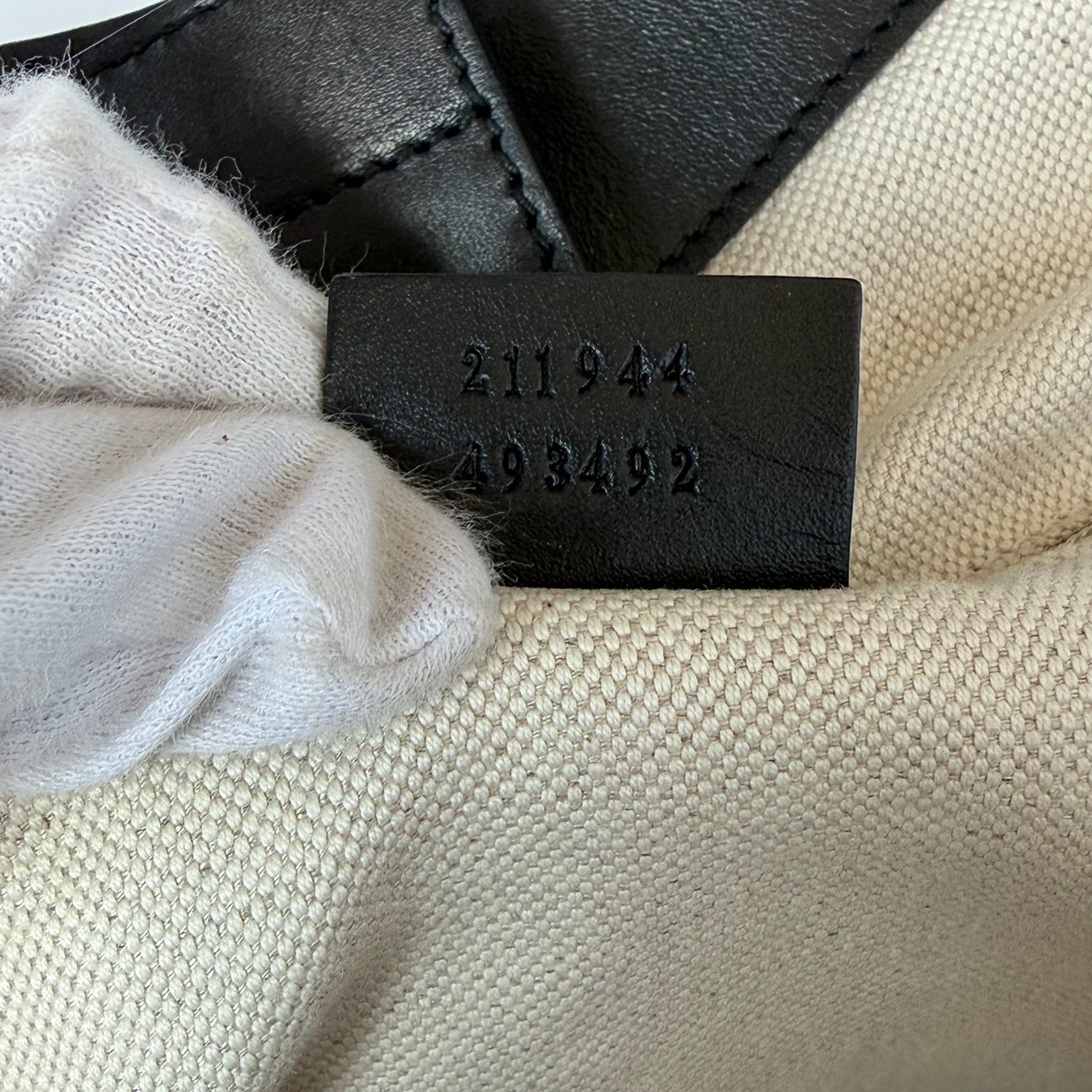 gucci 2000s black tote bag
