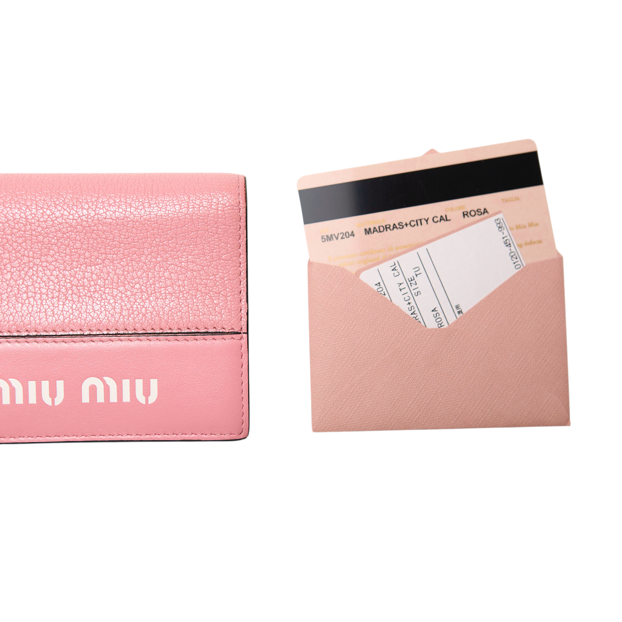 miu miu pink wallet
