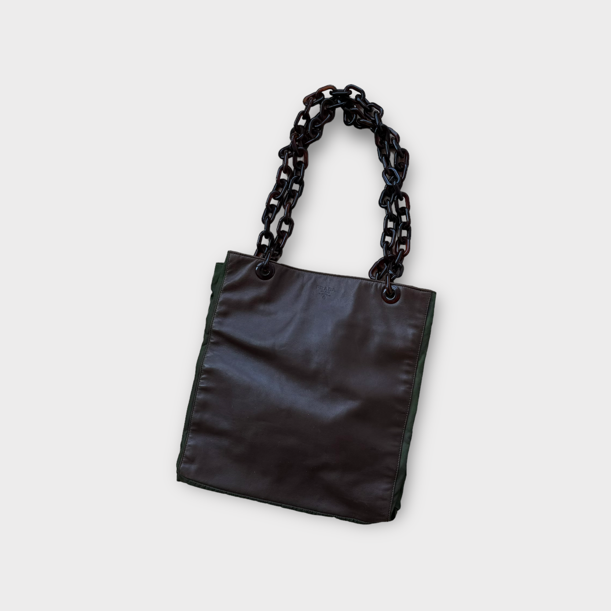 Archive Prada leather Tote bag black Prada Archives - Purse Utopia