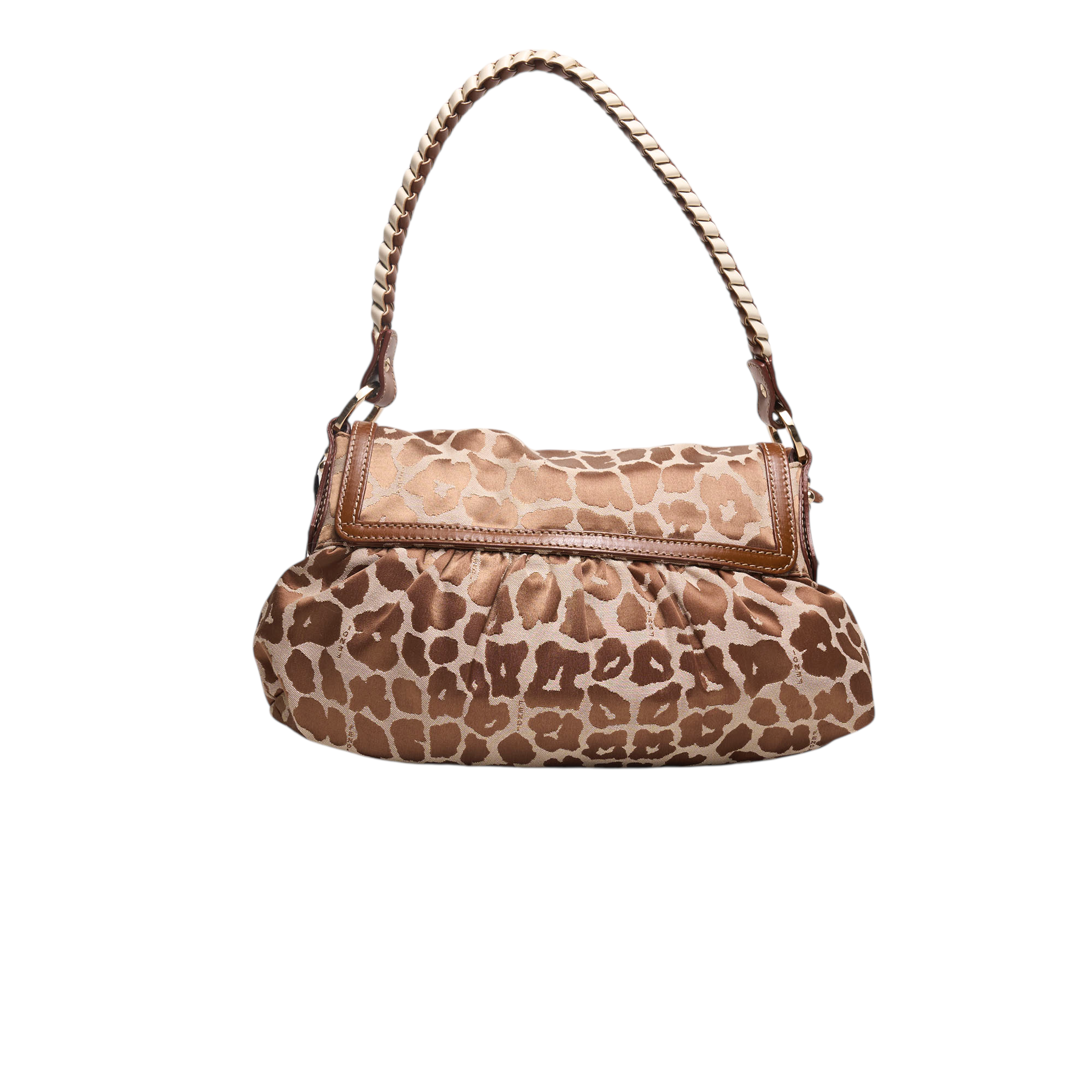 fendi 2000s leopard chef bag