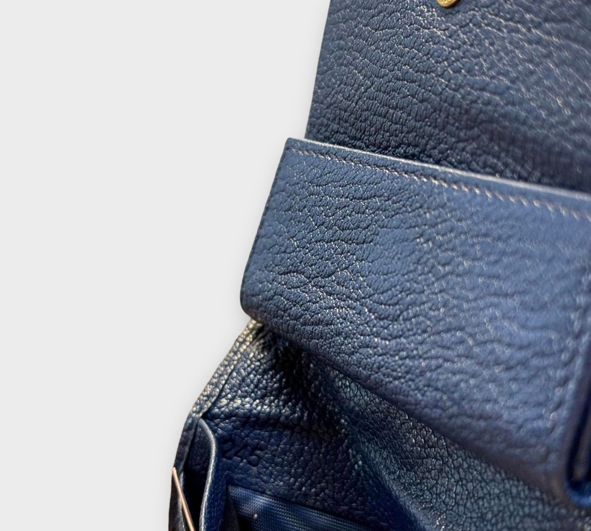 miu miu blue polka dot wallet – hachi archive