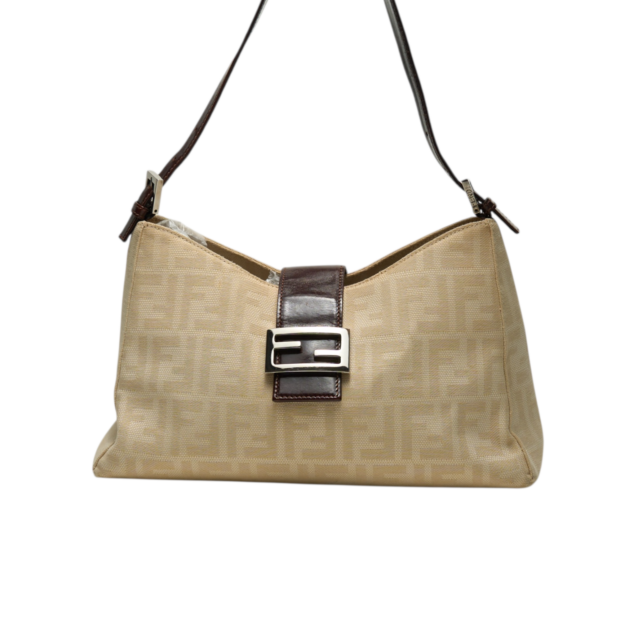 fendi 2000s cream mamma bucket bag